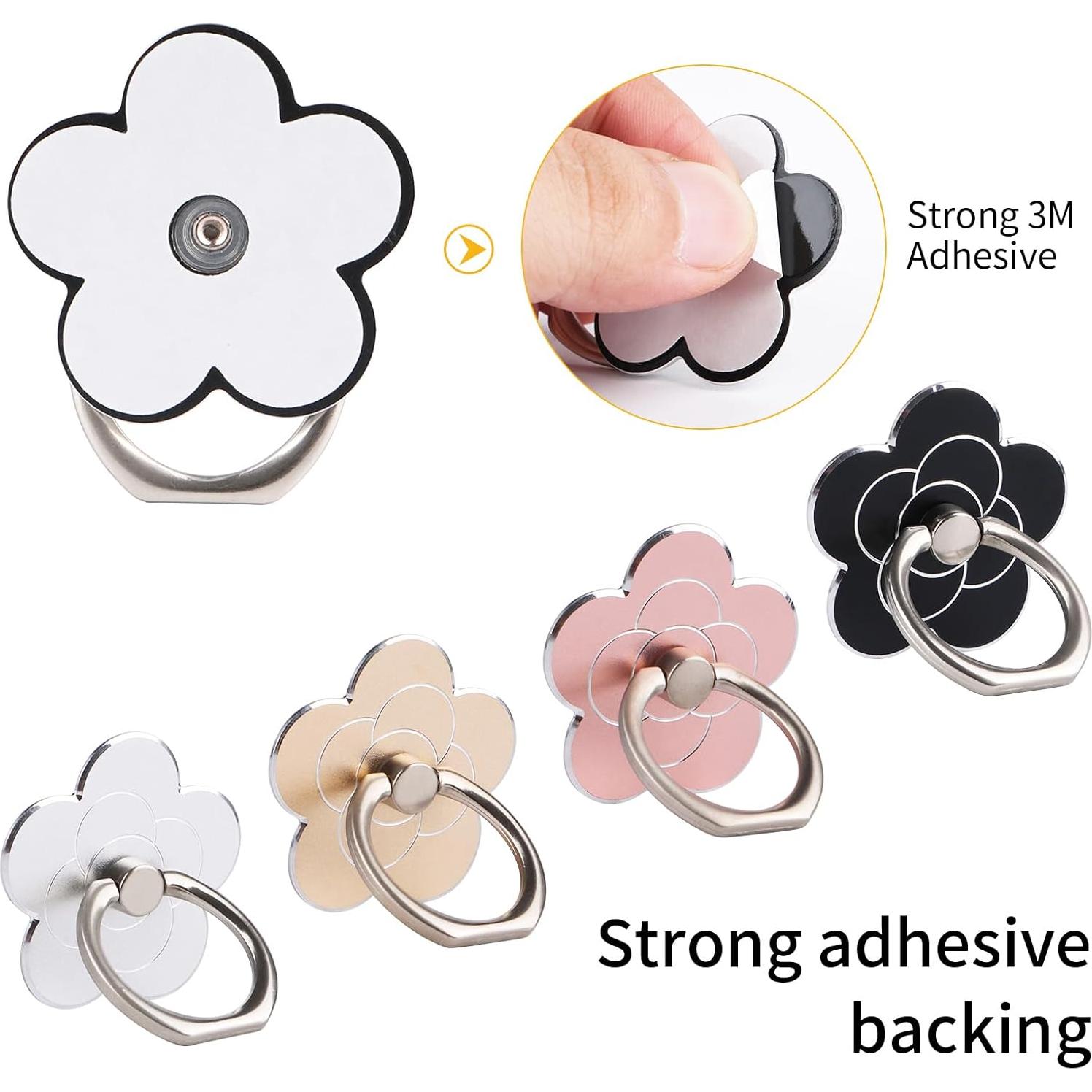 Soporte de Anillo para Teléfono Móvil KINMINGZHU 4 Piezas Multicolor