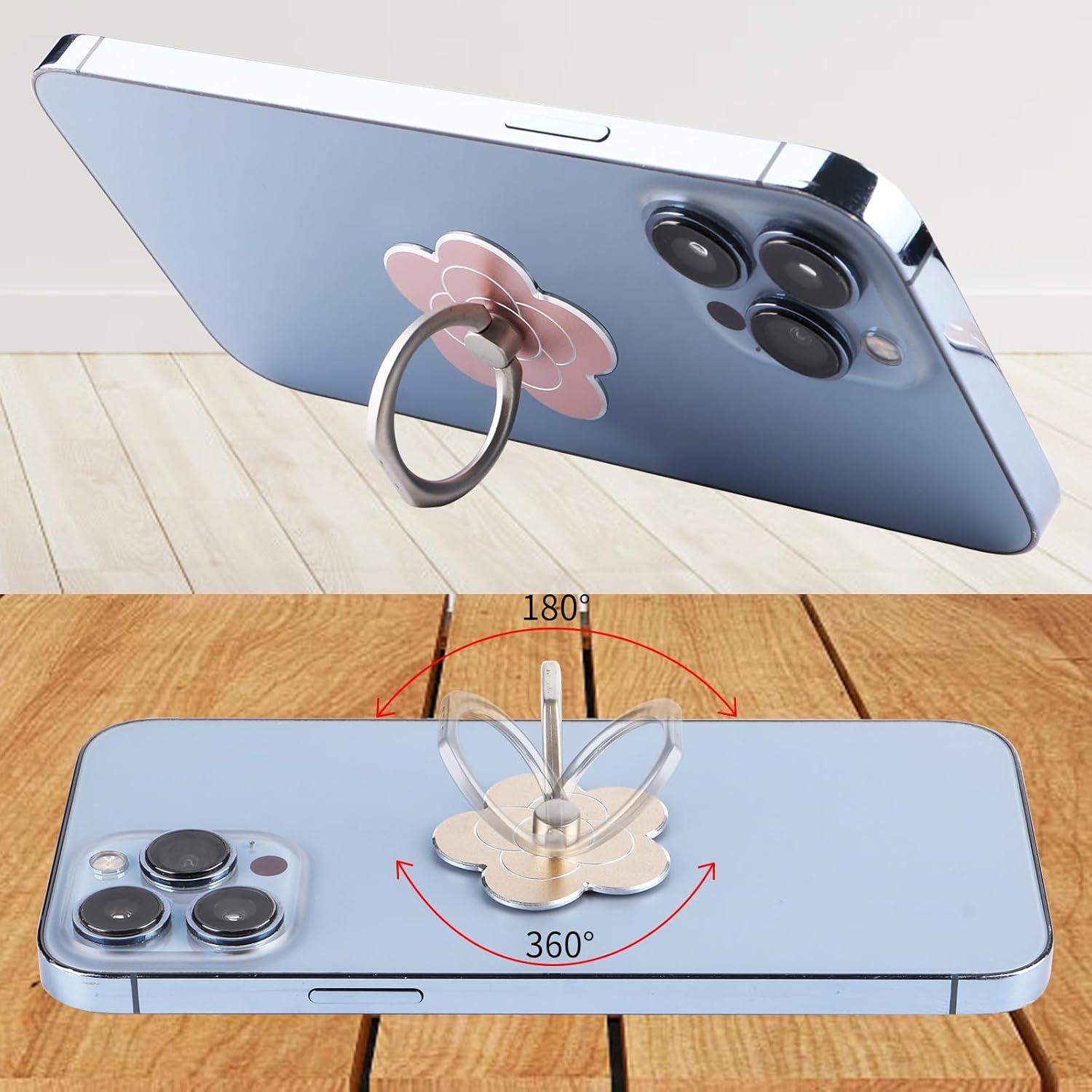 Soporte de Anillo para Teléfono Móvil KINMINGZHU 4 Piezas Multicolor