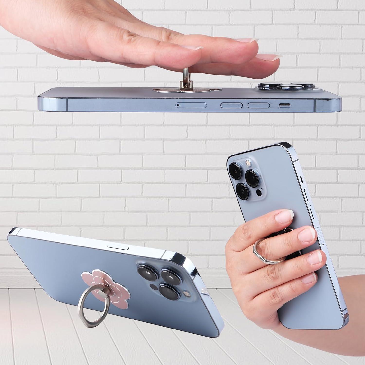 Soporte de Anillo para Teléfono Móvil KINMINGZHU 4 Piezas Multicolor