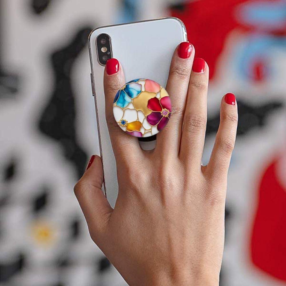 Soporte Colapsable para Teléfonos Móviles Nsotts 6 Paquetes Mármol Rosa Dorado