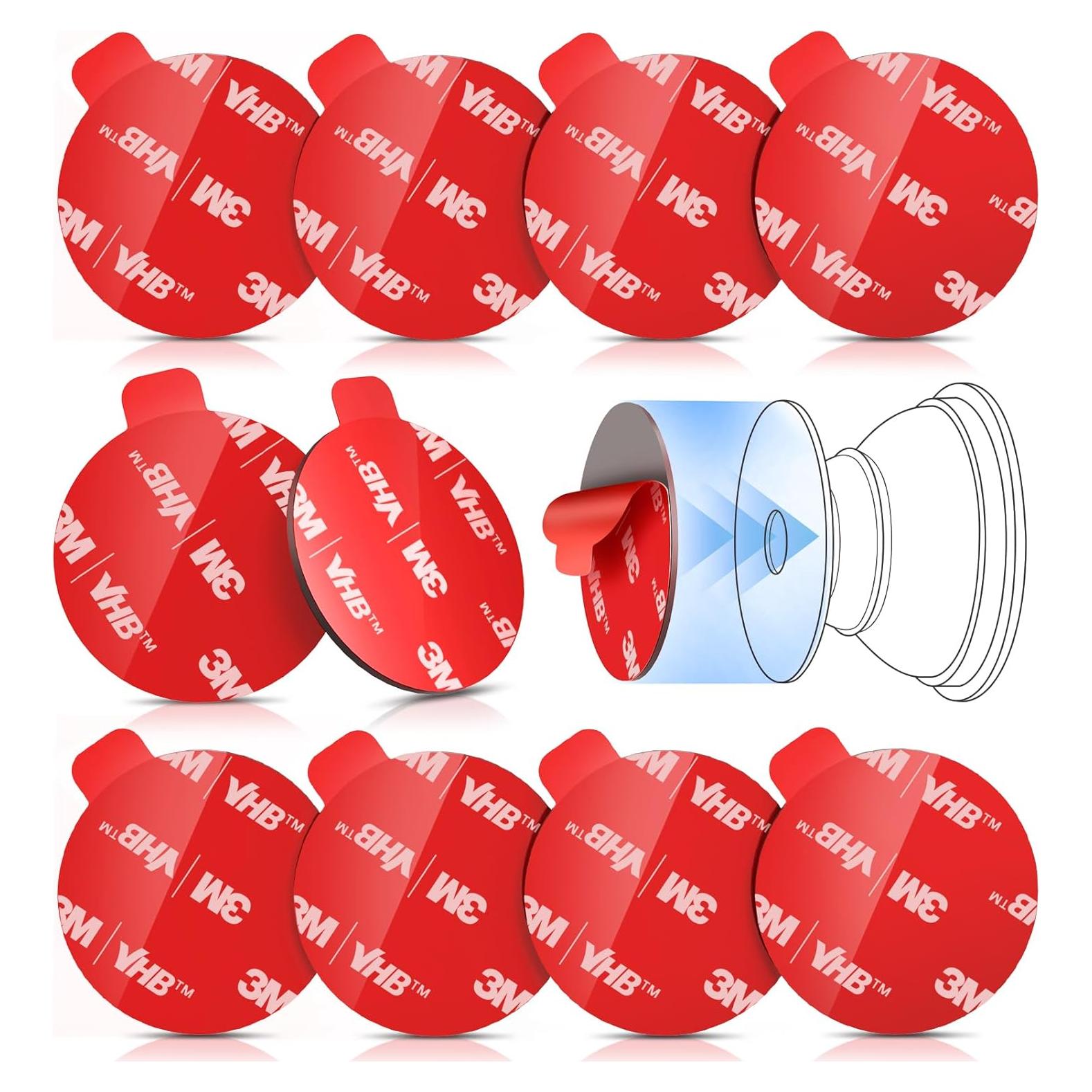 10 Almohadillas Adhesivas 3M L LENDOUBLE 35mm Doble Cara