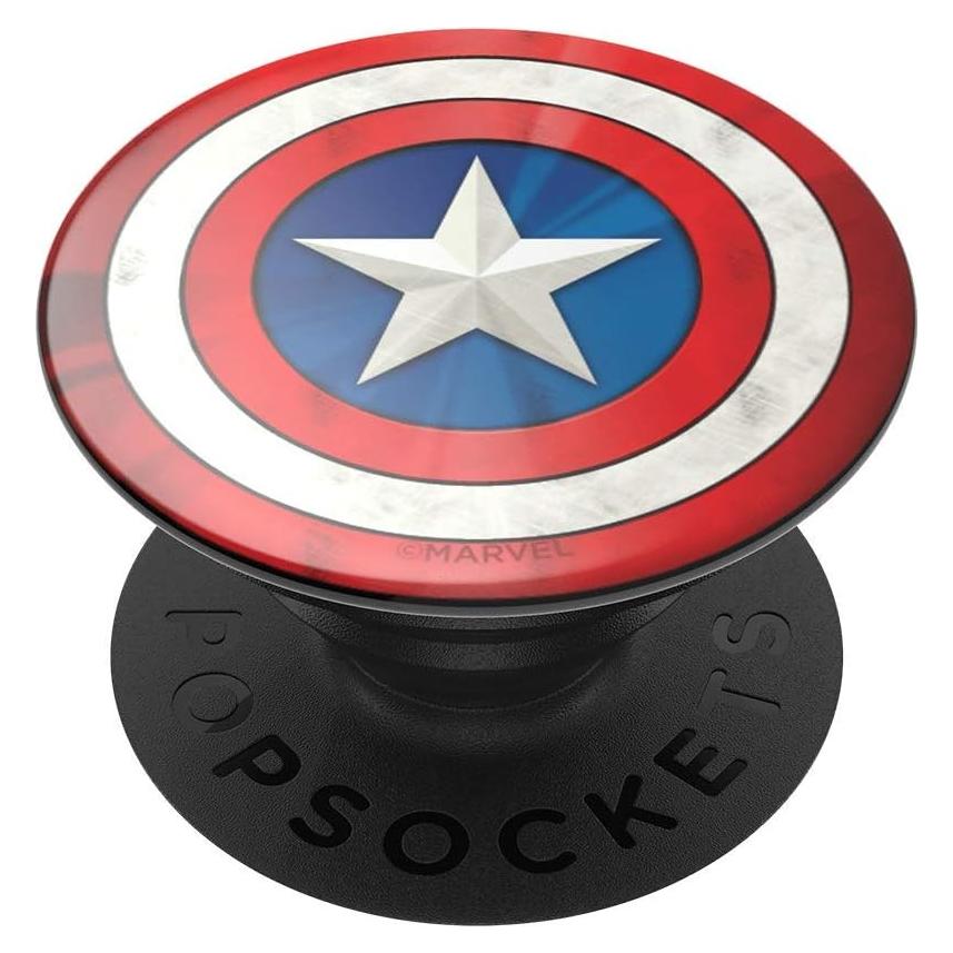 PopSockets Agarre Adhesivo para Teléfono Icono Capitán América