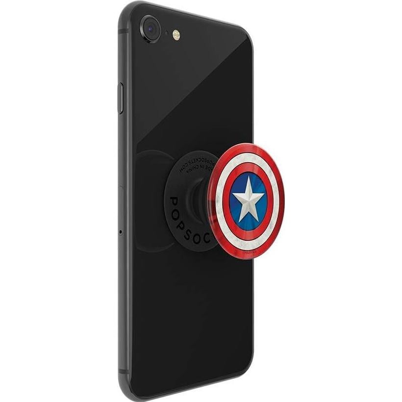 PopSockets Agarre Adhesivo para Teléfono Icono Capitán América