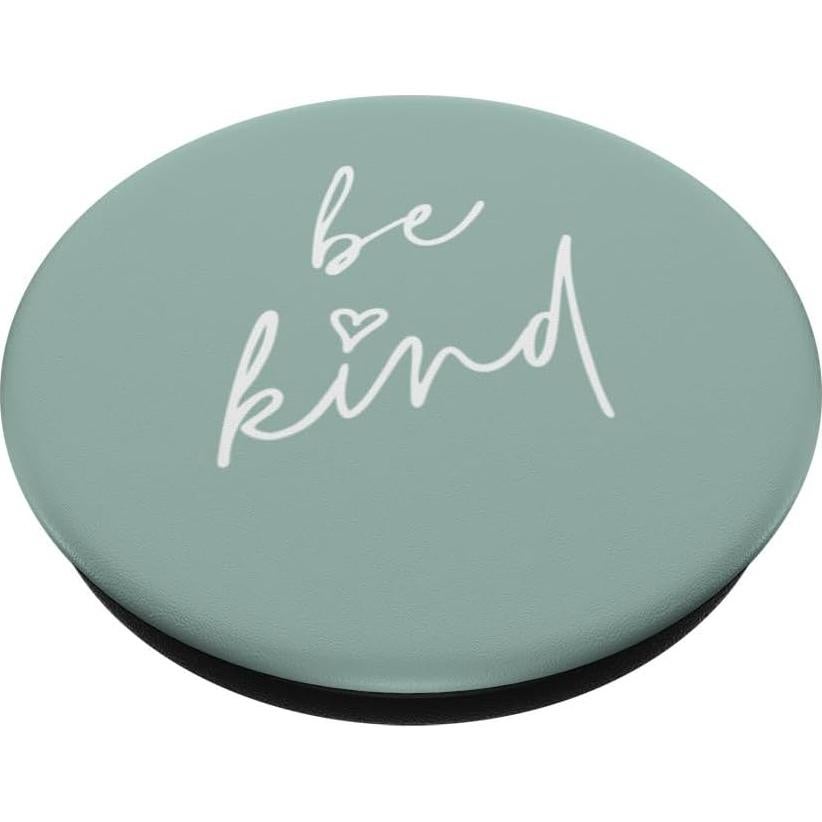 PopSockets PopGrip Estándar 'Sé Amable' Diseño Inspirador Verde