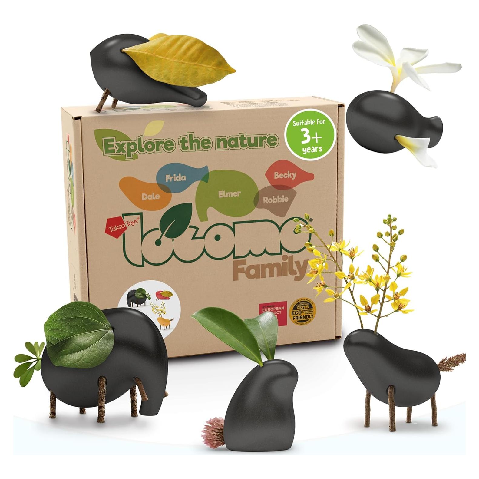 Figuras de Animales de Madera Taksa Toys Edición Negra