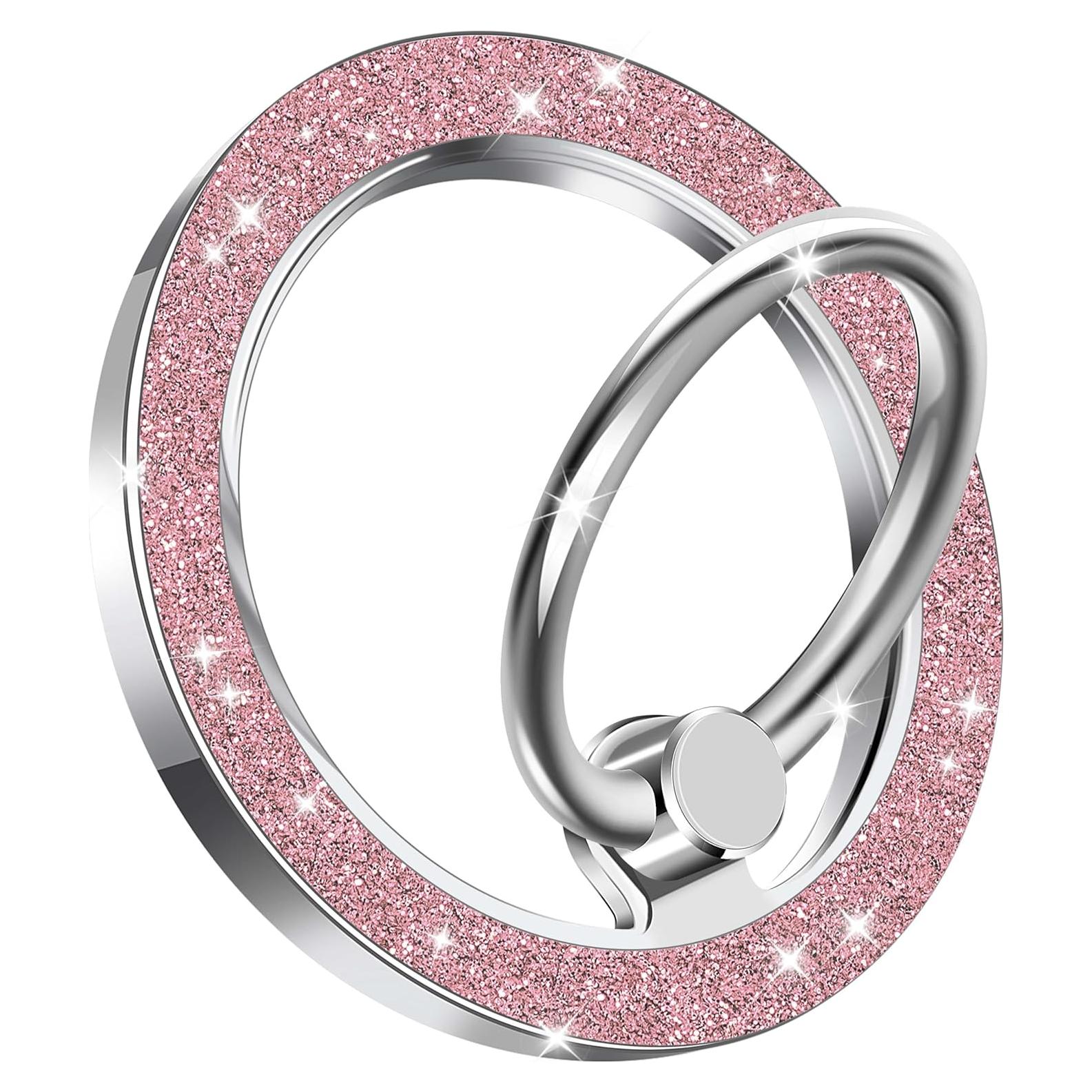 Soporte Magnético para Teléfono KOLIYALIC Brillo Rosa MagSafe