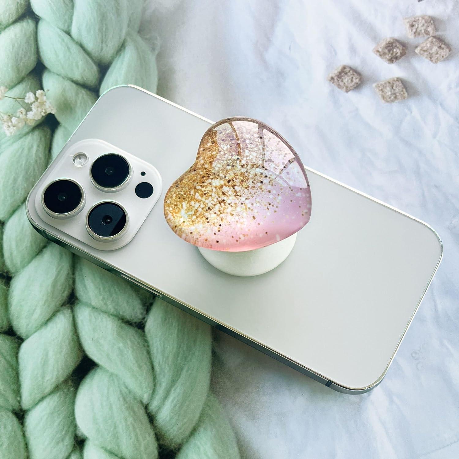 Soporte colapsable para teléfono móvil Ksadiye Rosa Dorado