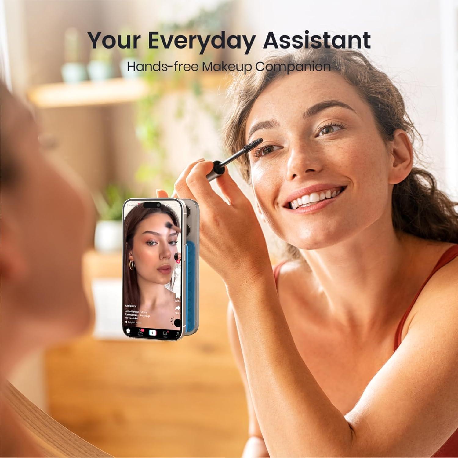 Klearlook Soporte de Teléfono con Ventosa Doble Cara Rosa Claro