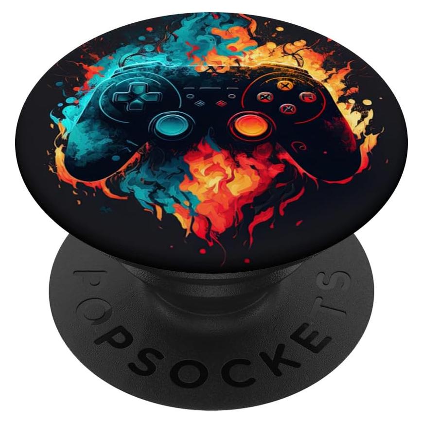 Controlador de Juegos Gamer PopSocket Adhesivo PopGrip Negro