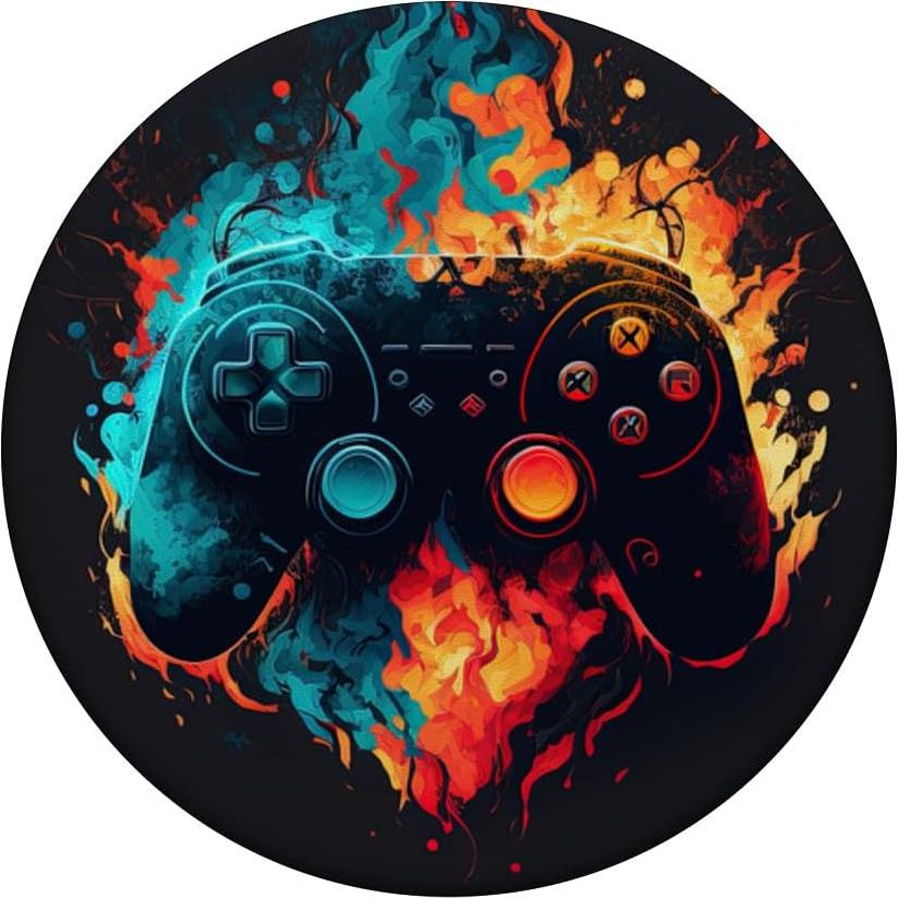 Controlador de Juegos Gamer PopSocket Adhesivo PopGrip Negro