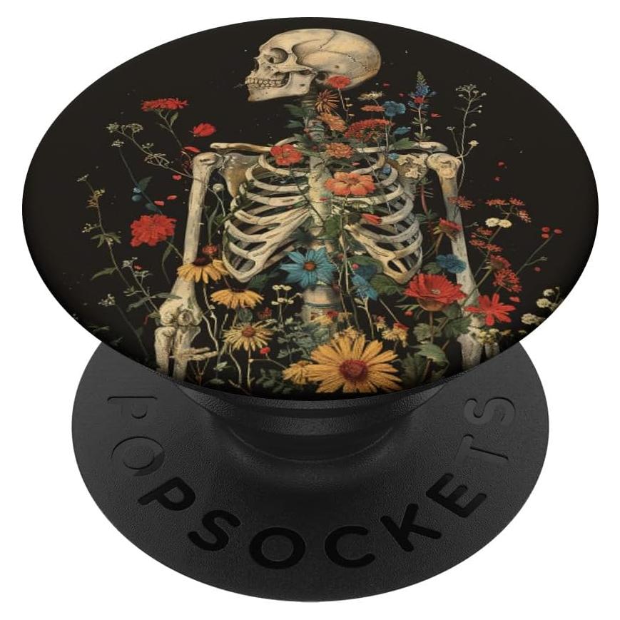 PopSockets Adhesivo Calavera Esqueleto Oscura Estética Goth