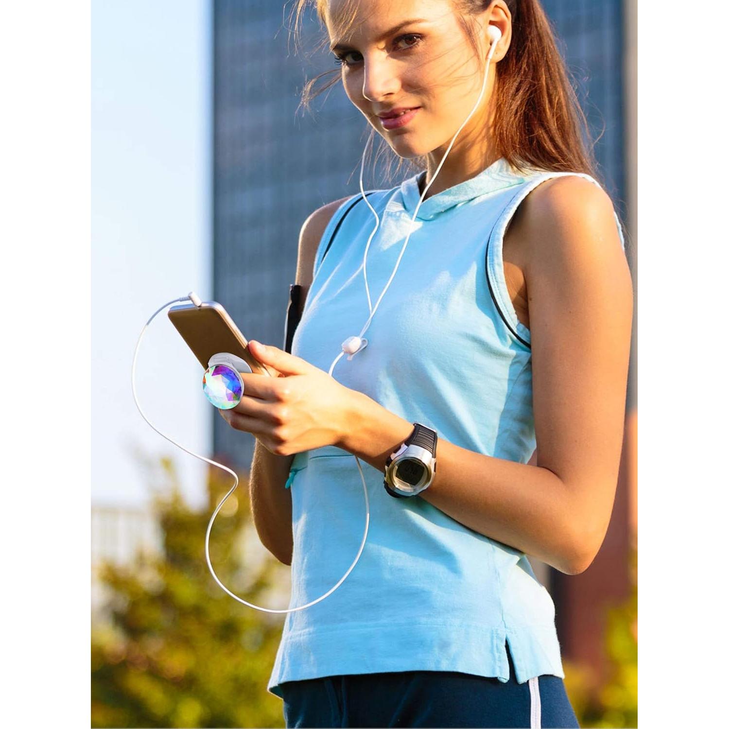 4 Soportes de Teléfono Colapsables Weewooday - Diamante Plástico