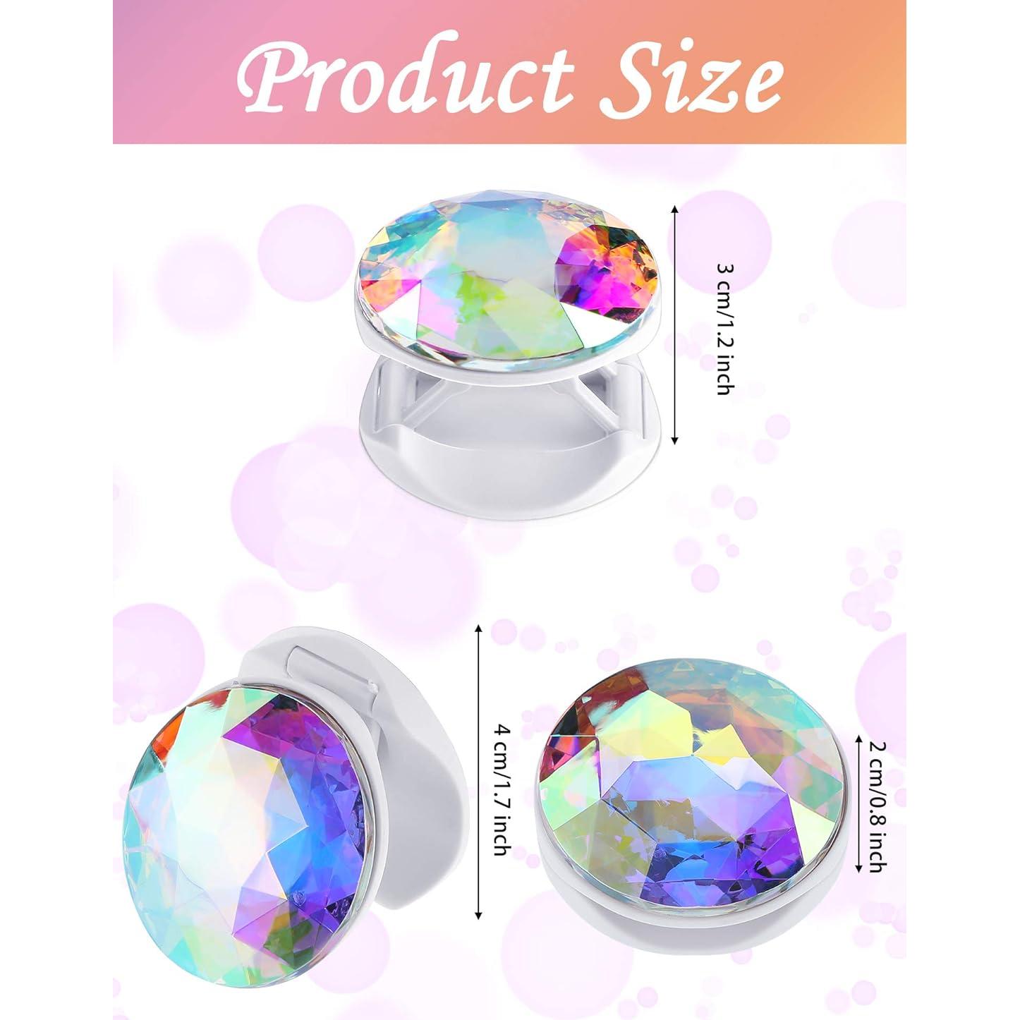 4 Soportes de Teléfono Colapsables Weewooday - Diamante Plástico