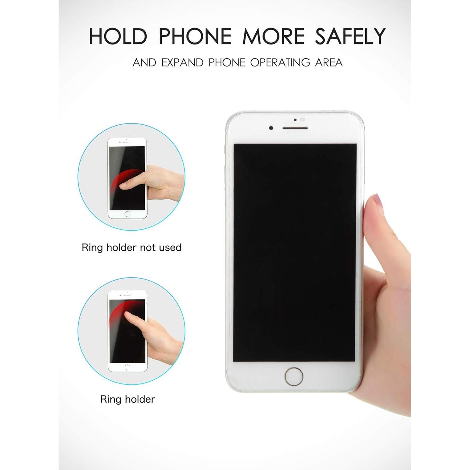 4 Soportes de Teléfono Colapsables Weewooday - Diamante Plástico