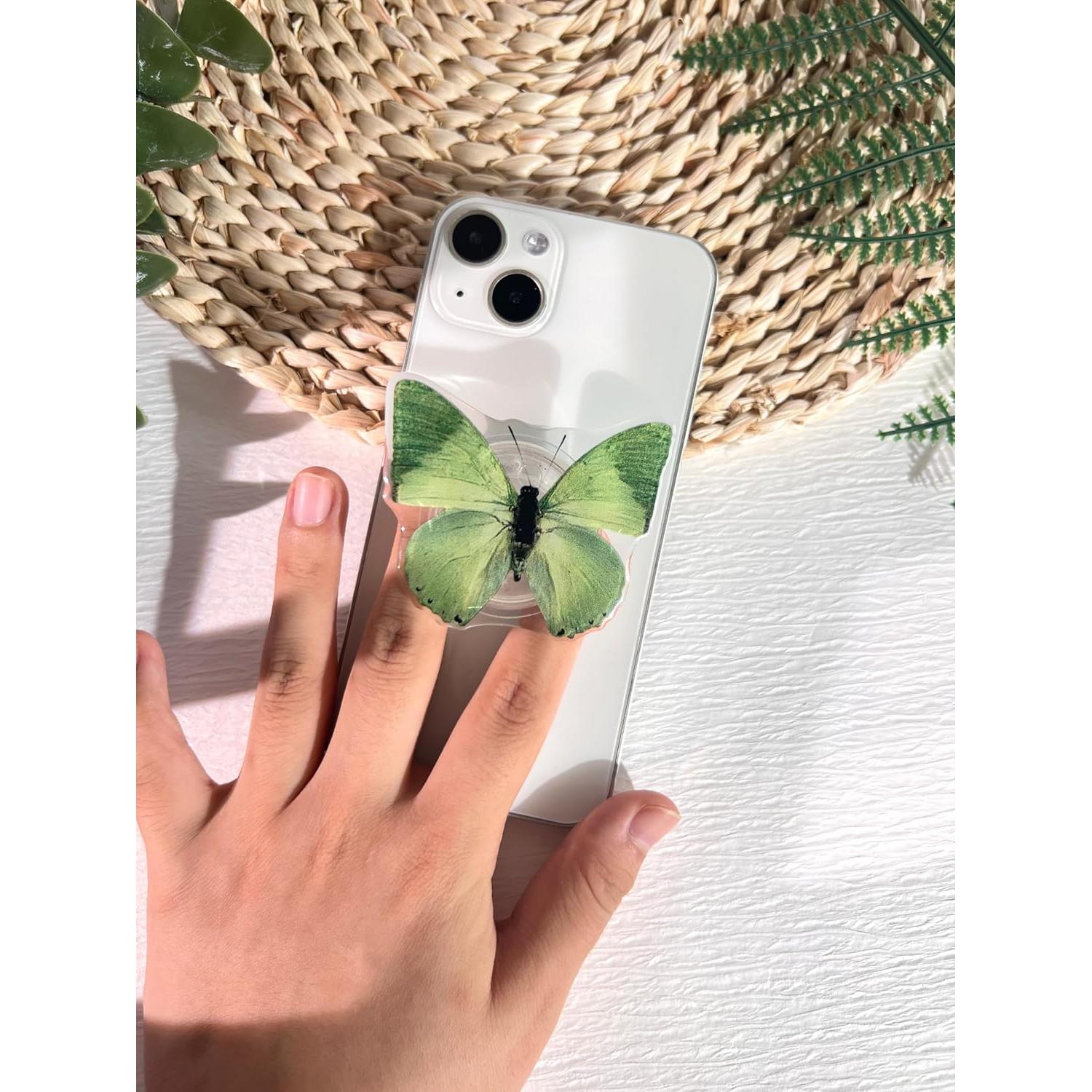 Soporte para Teléfono Colapsable VJQ Verde, Compatible con Kindle