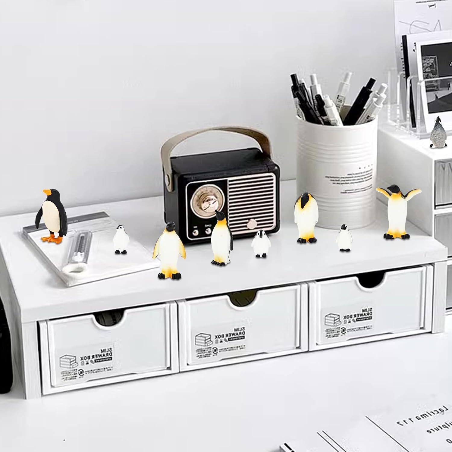 Set de 12 Figuras Mini Animales Árticos ONEST PVC