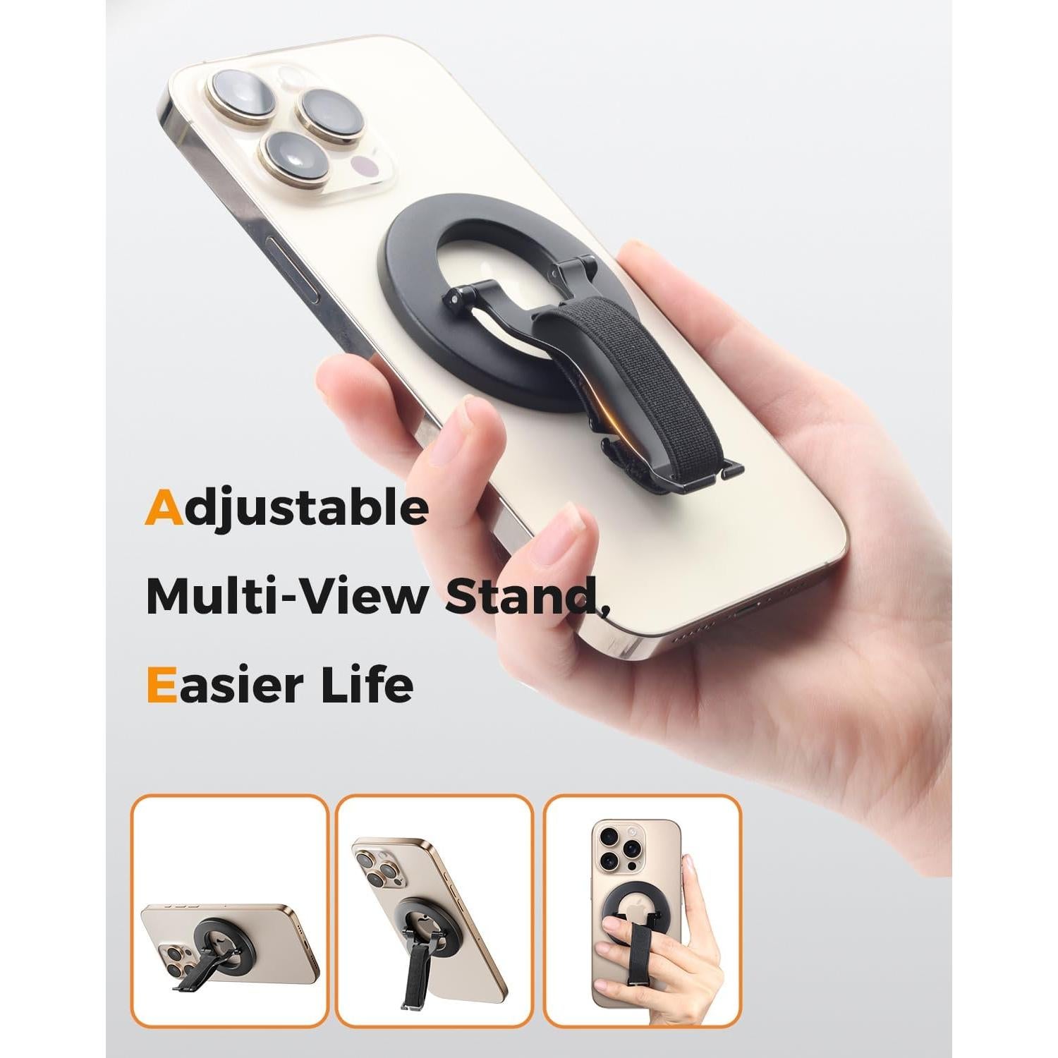 Soporte Magnético para Teléfono MagSafe SUPERONE Oro Rosa