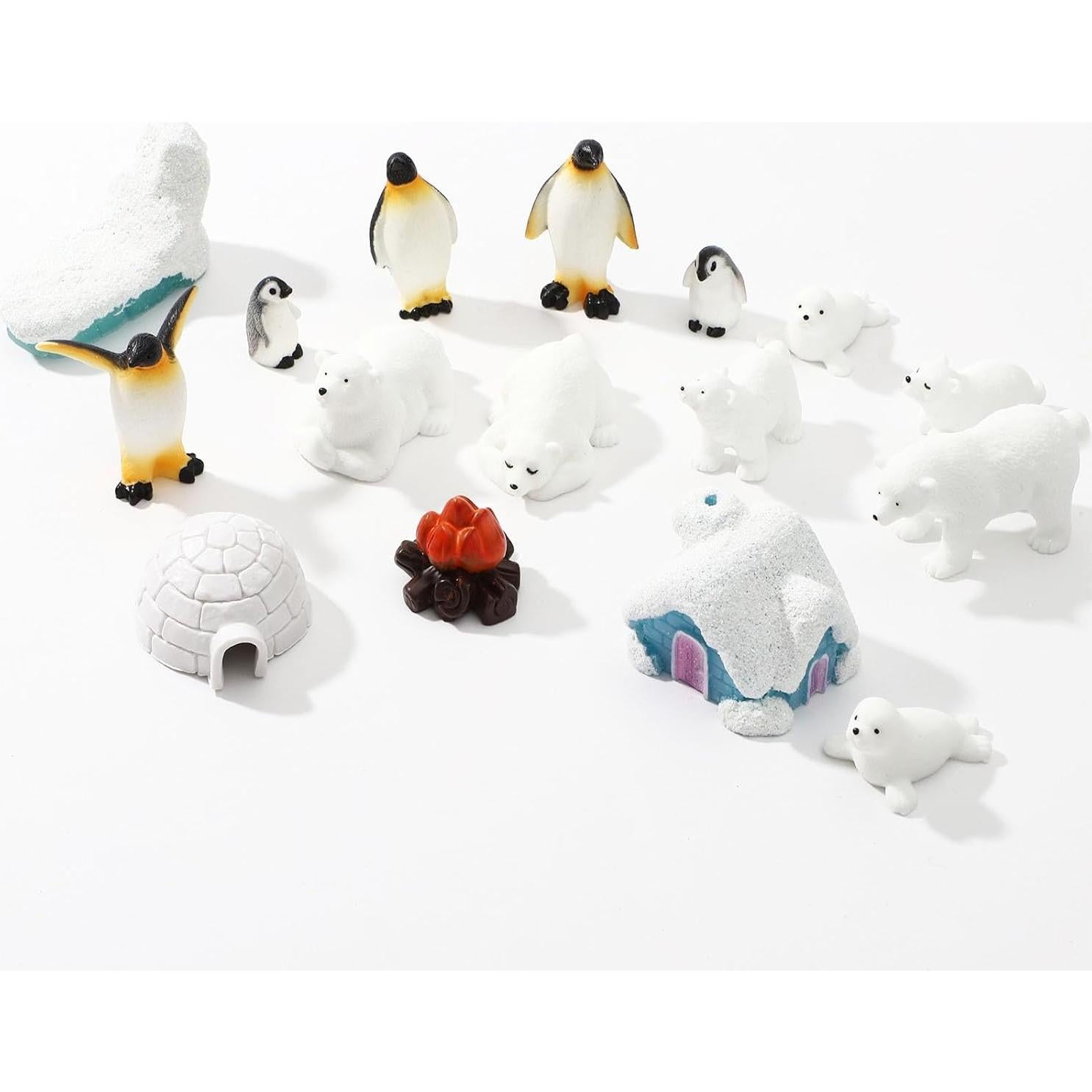 Set de Figuras de Animales Árticos ONEST 16 Piezas Juguete