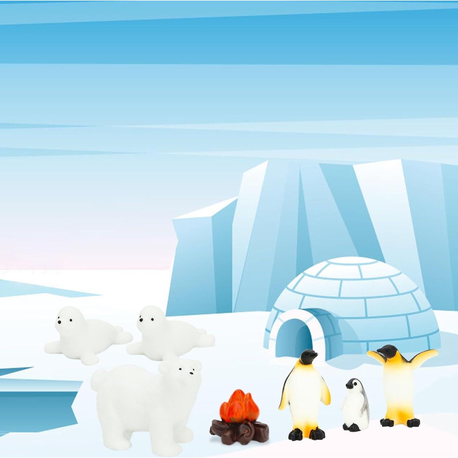 Set de Figuras de Animales Árticos ONEST 16 Piezas Juguete