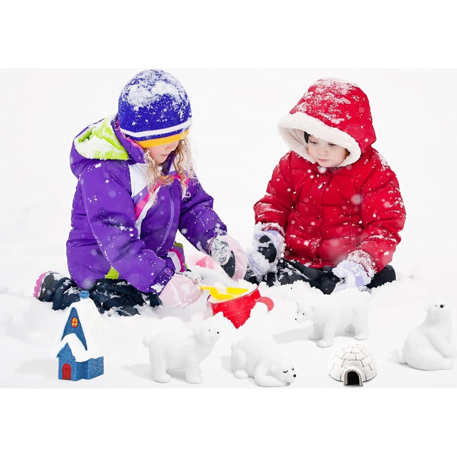 Set de 12 Figuras Mini Animales Árticos ONEST PVC