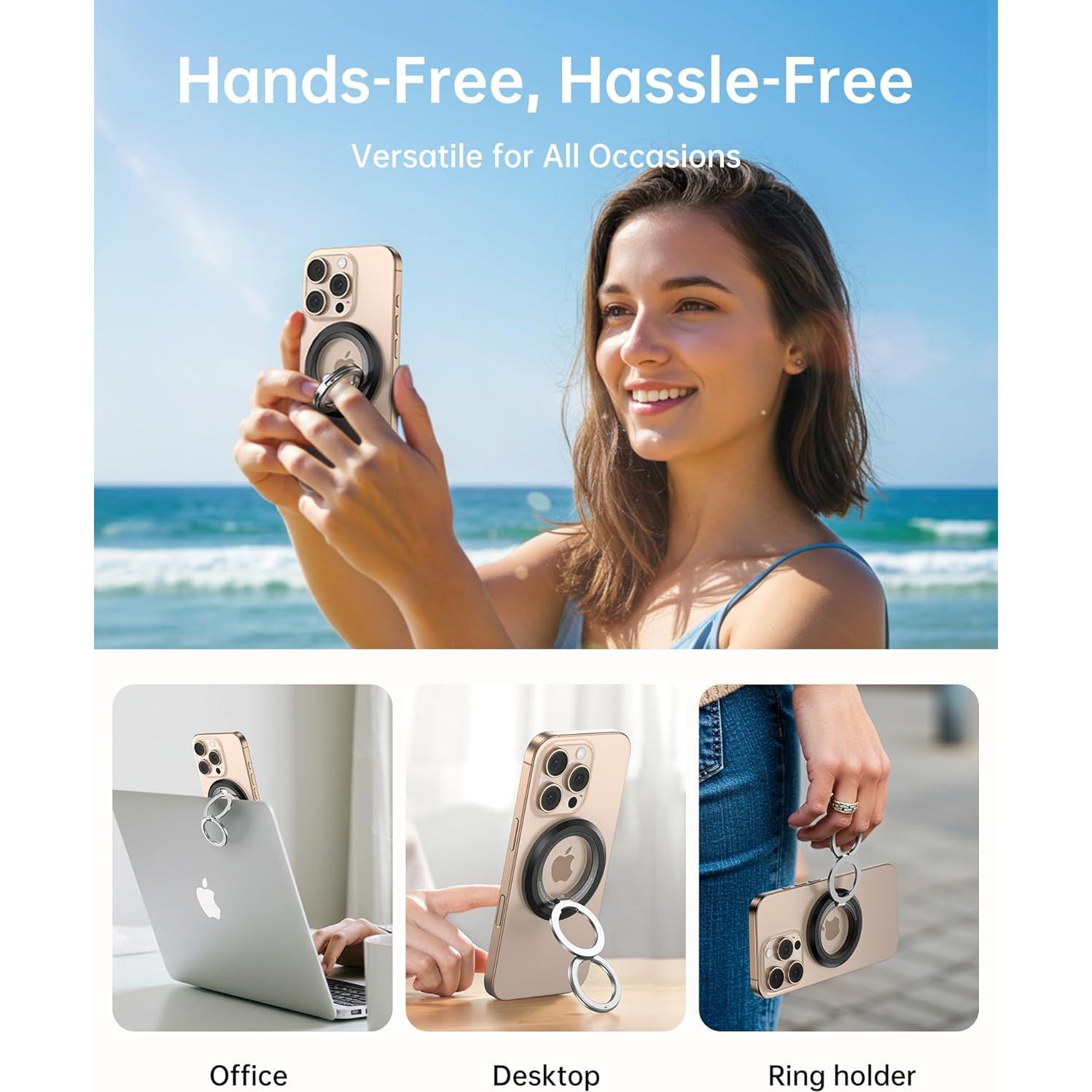 Soporte Magnético para Teléfono Syncwire MagSafe 360° Negro