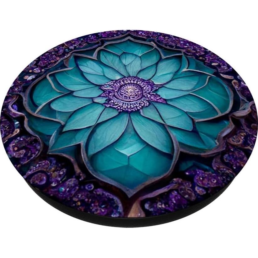 PopGrip Adhesivo Mandala Púrpura Teal PopSockets 13.6g