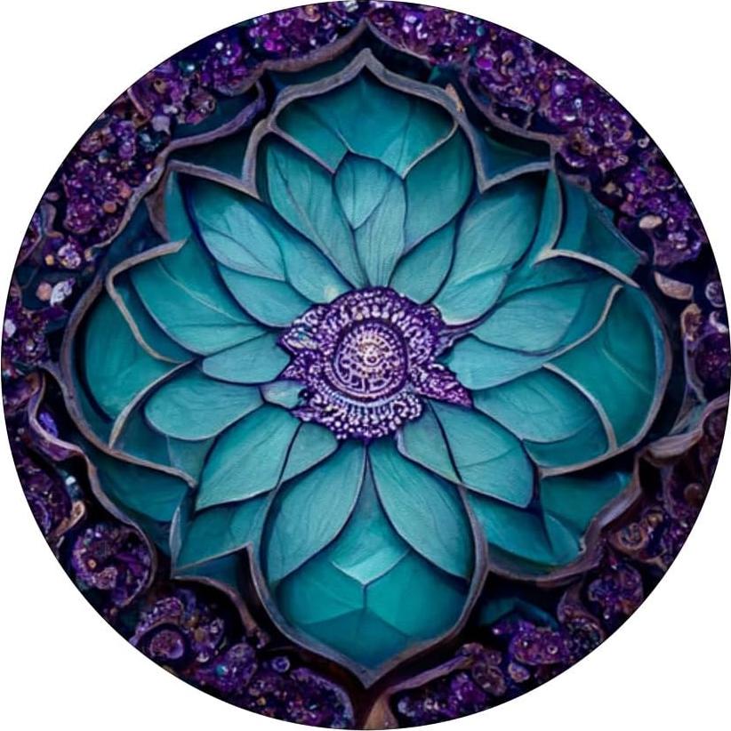 PopGrip Adhesivo Mandala Púrpura Teal PopSockets 13.6g