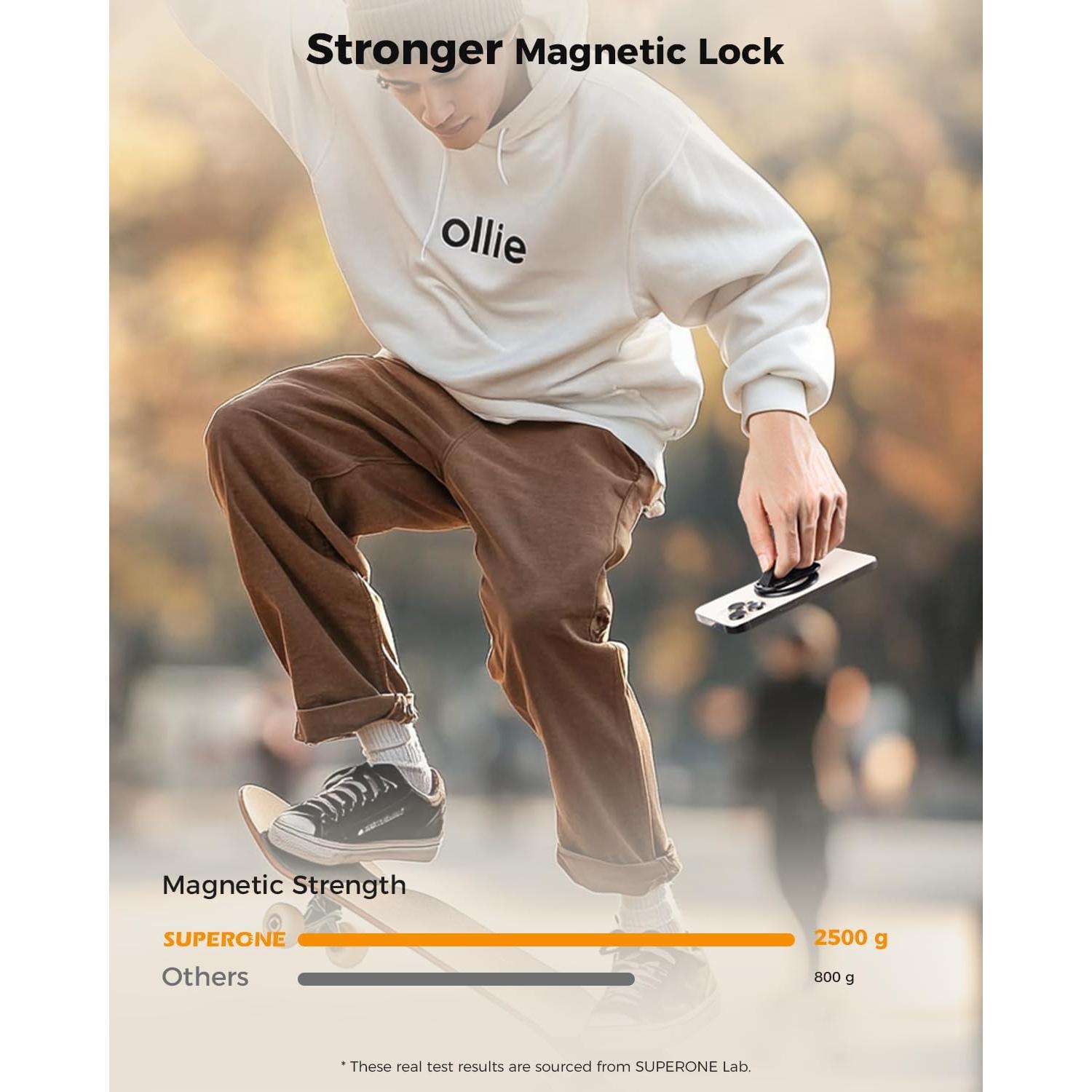 Soporte Magnético para Teléfono MagSafe SUPERONE - Ajustable y Cómodo