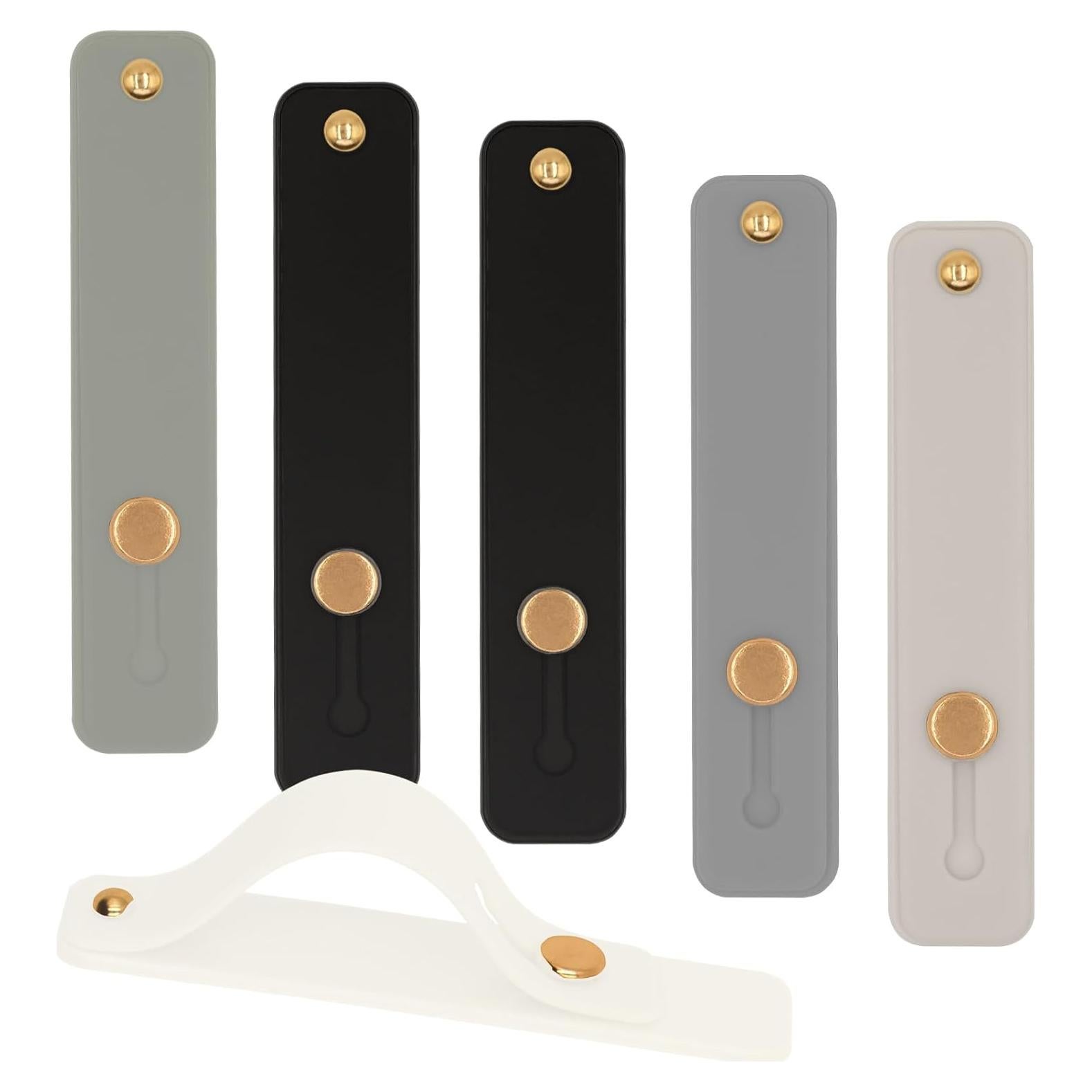 Soporte de agarre para teléfono Meroqeel - 6 piezas, 4 colores