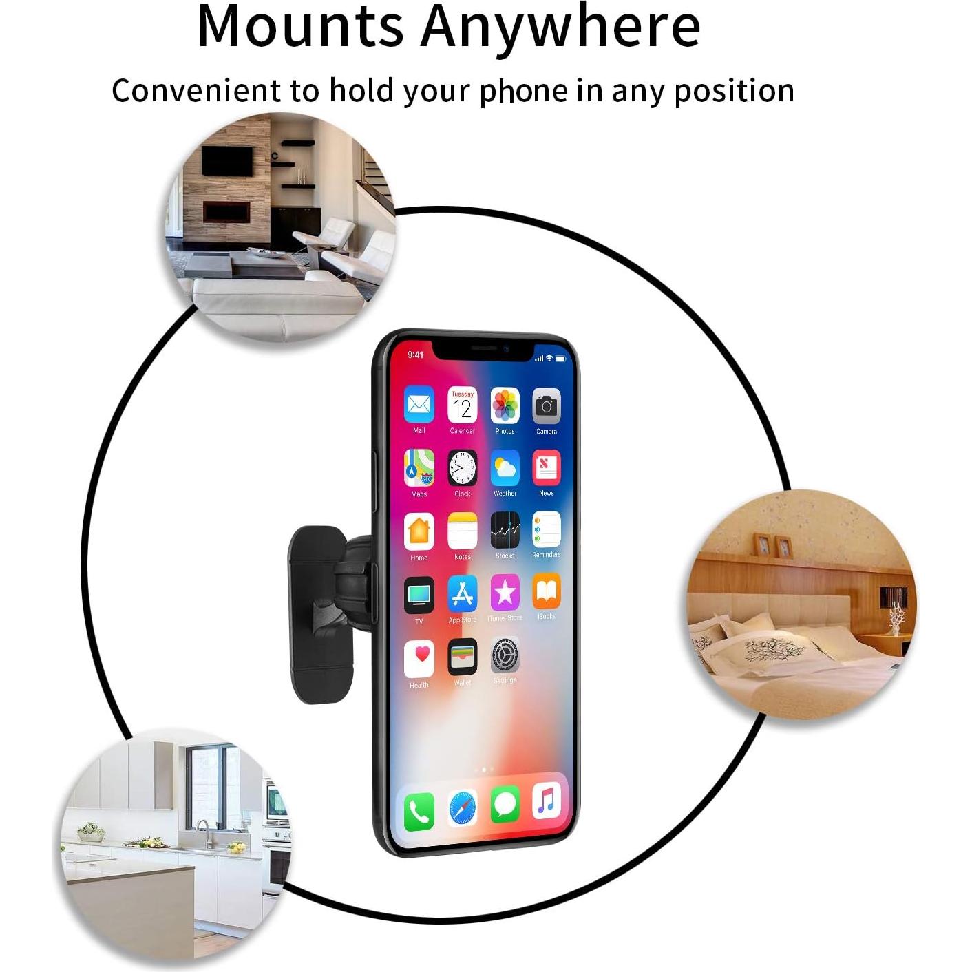 Soporte Universal para Teléfono KSWNG con Rotación 360° - 2 Piezas