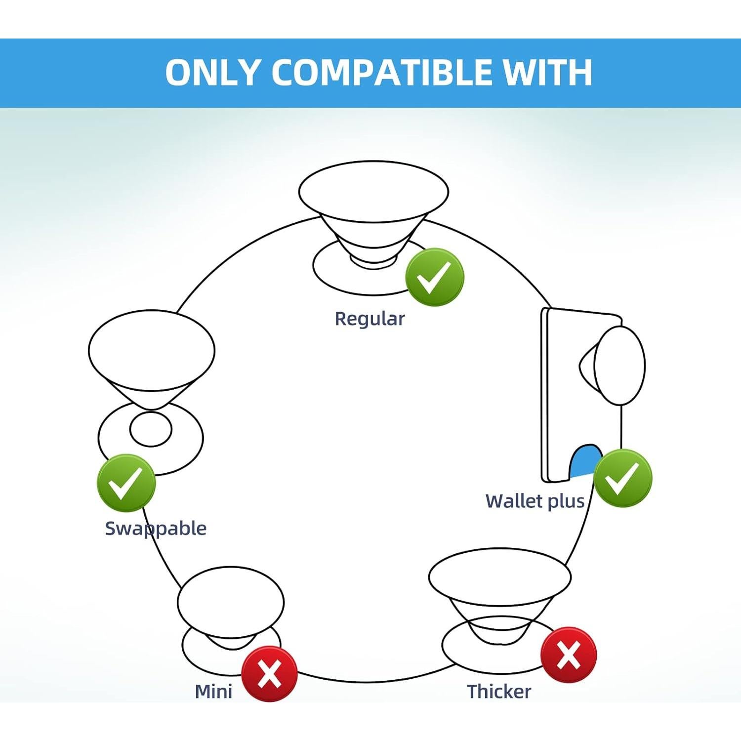 Soporte Universal para Teléfono KSWNG con Rotación 360° - 2 Piezas