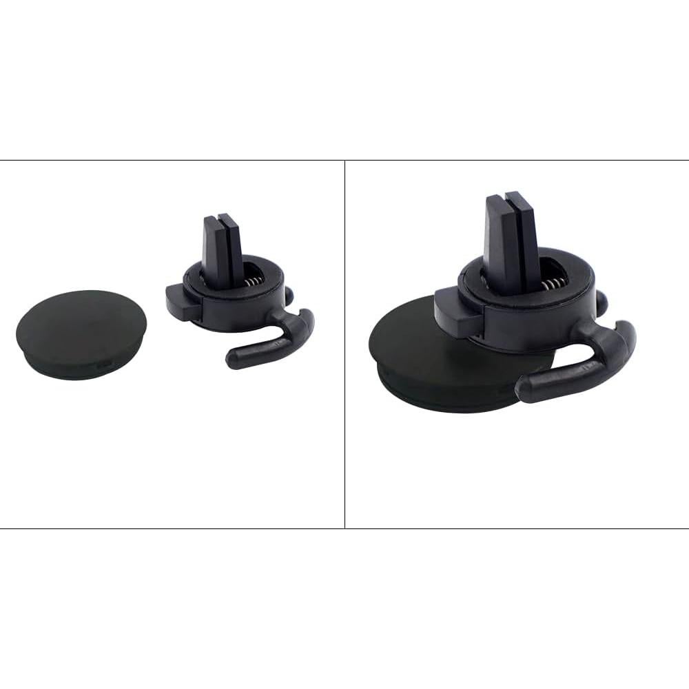 Soporte de Ventilación para Coche HOMEFOX - 2 Paquete Negro