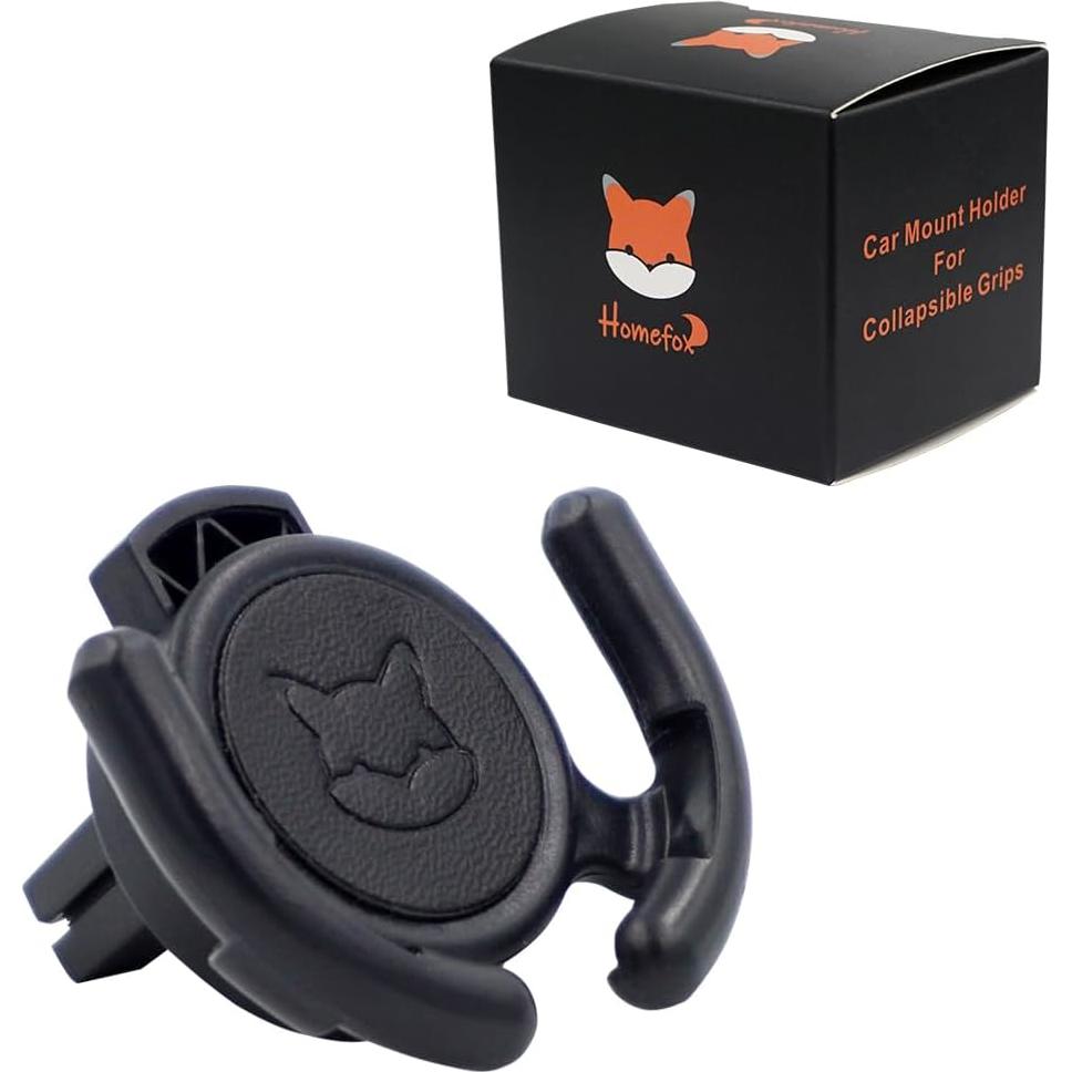 Soporte de Ventilación para Coche HOMEFOX - 2 Paquete Negro