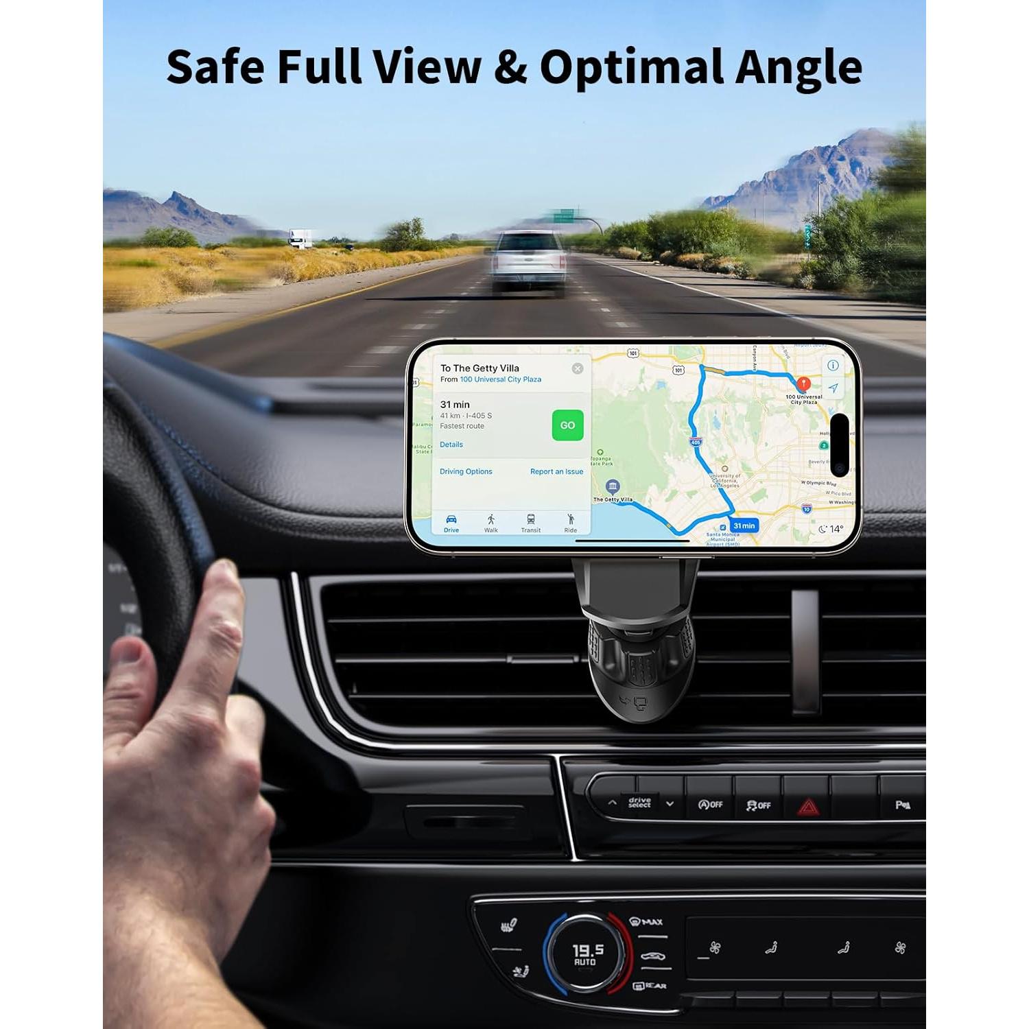 Soporte de teléfono para ventilación iGoevo POP1-AE02 360°