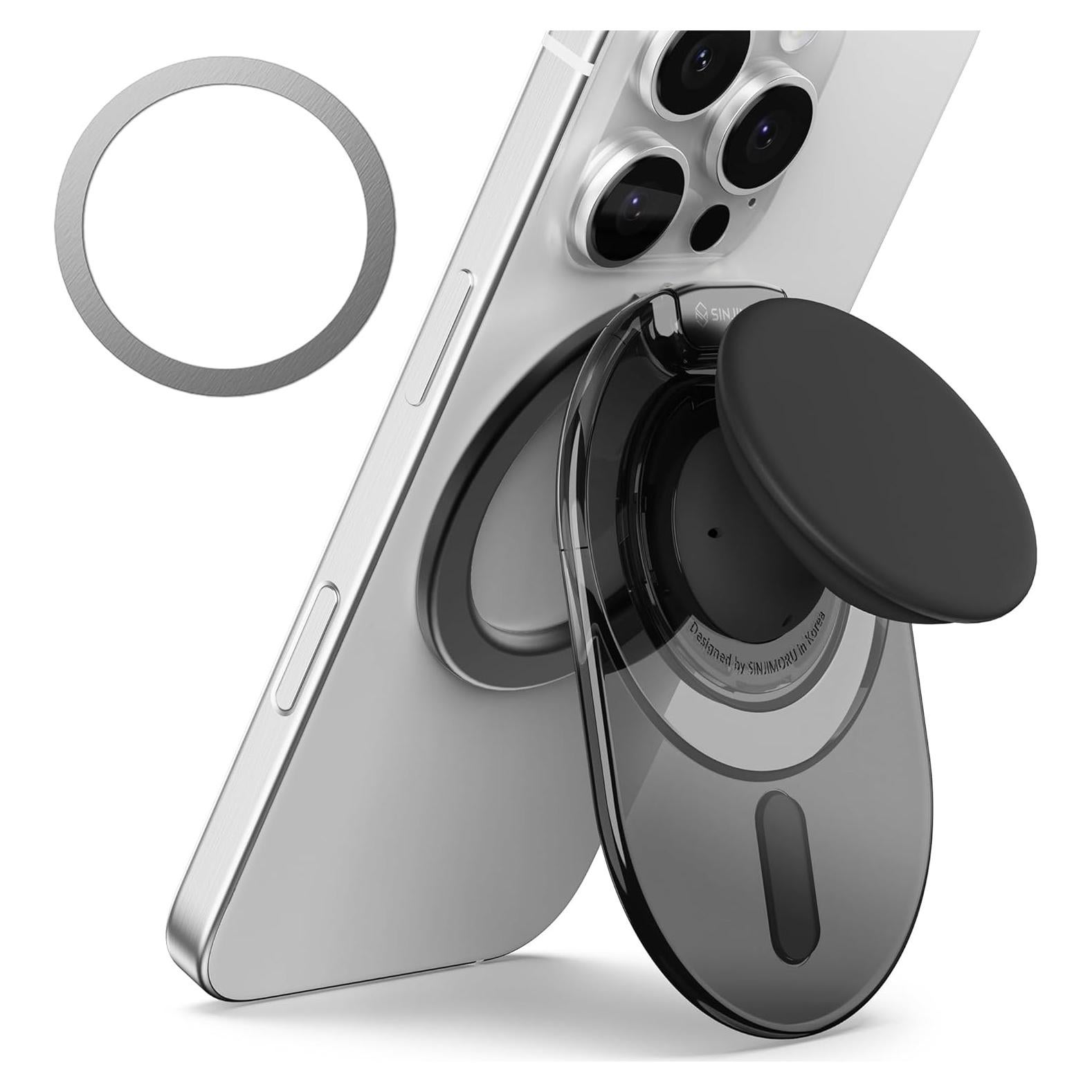 Soporte Magnético para Teléfono Sinjimoru M-Tap Tok - Negro