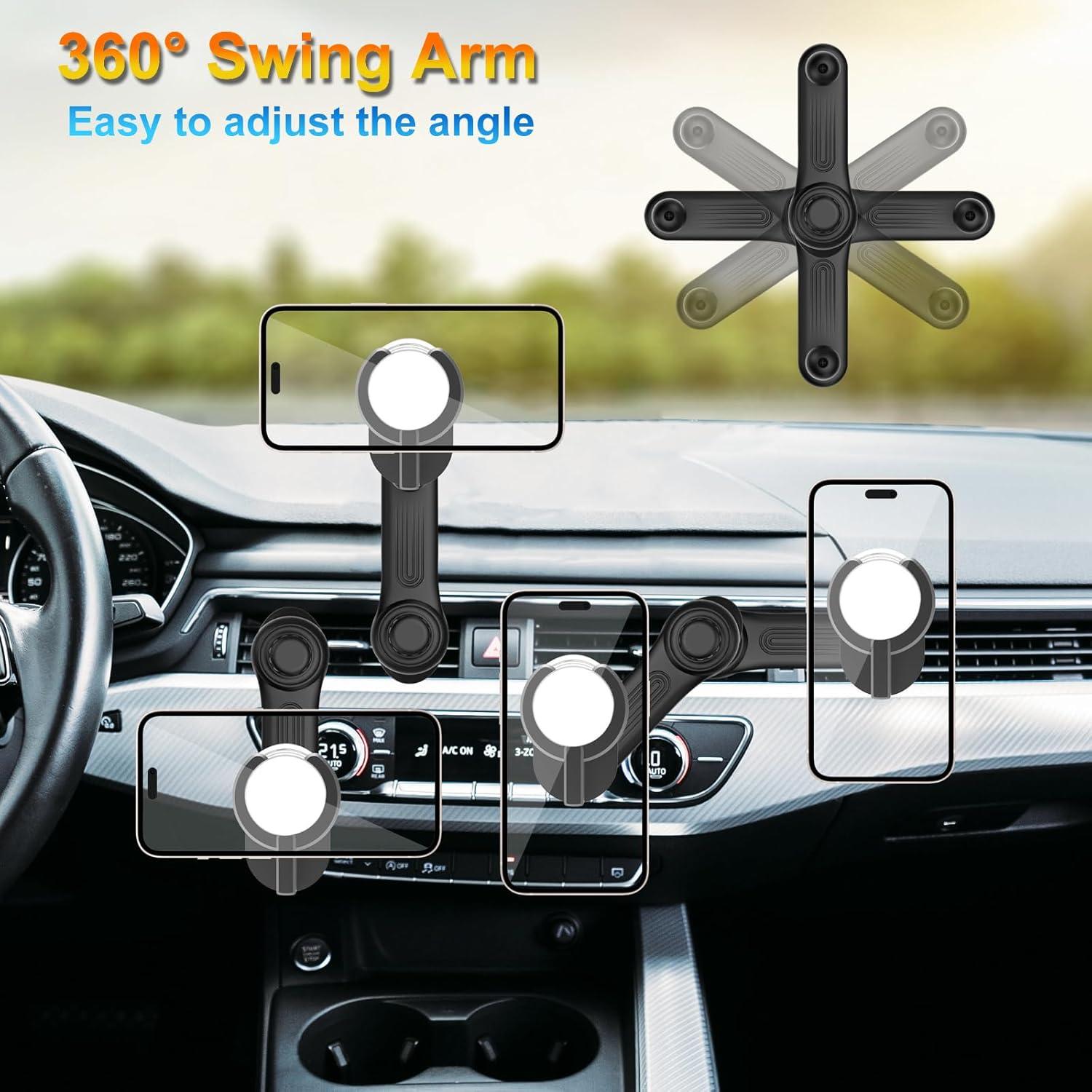 Soporte para Teléfono de Coche JIAYUE con Clip de Ventilación AC