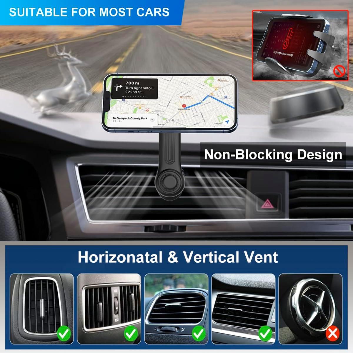 Soporte para Teléfono de Coche JIAYUE con Clip de Ventilación AC