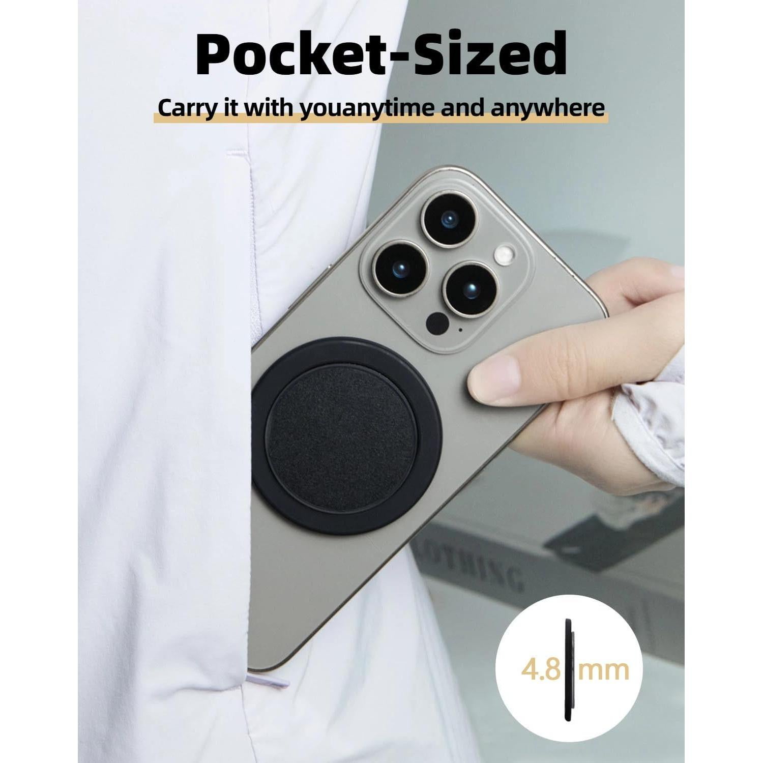 Soporte Magnético Ultra Delgado SEMBO para Teléfono - Negro