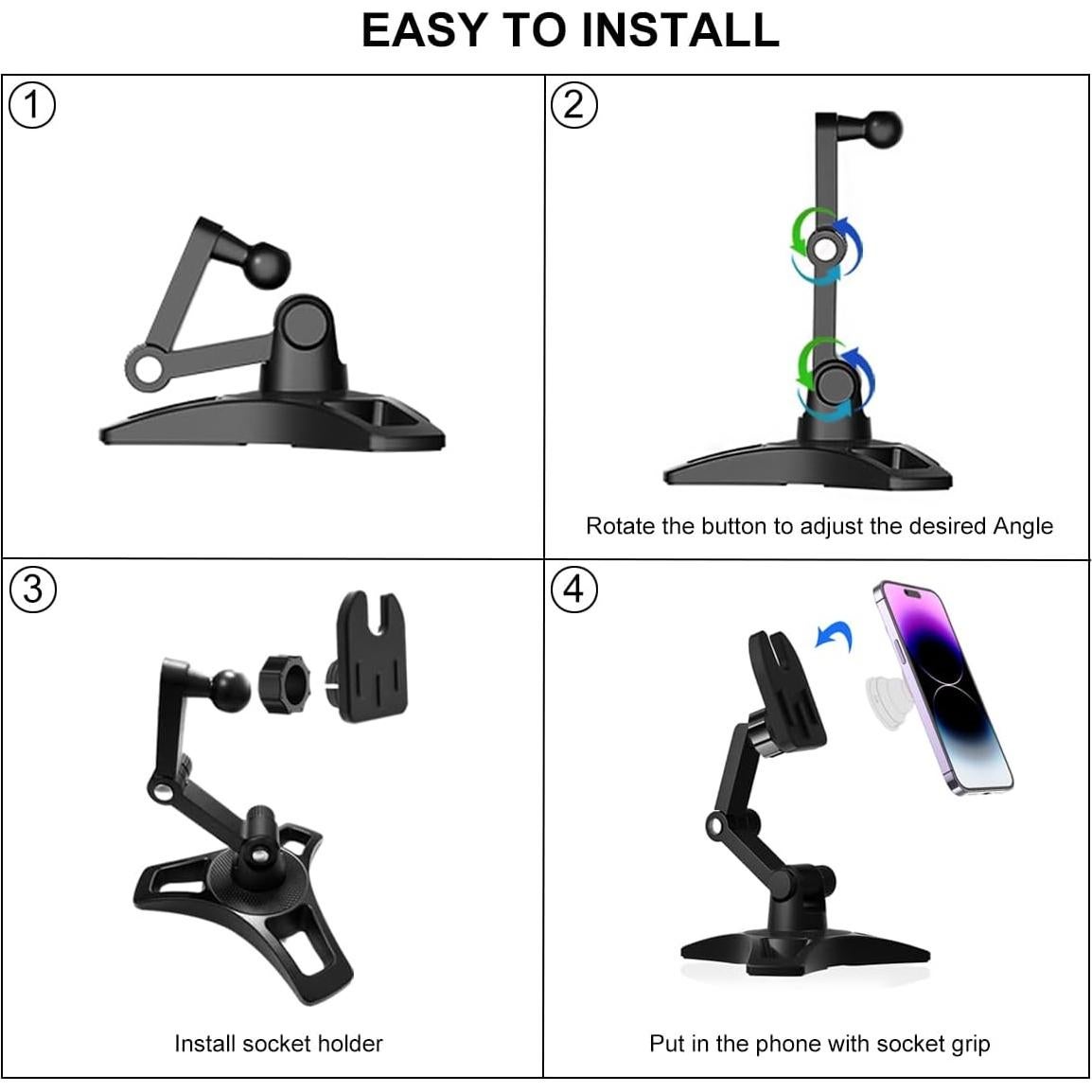 Soporte para Teléfono Móvil JIAYUE Ajustable 15 cm
