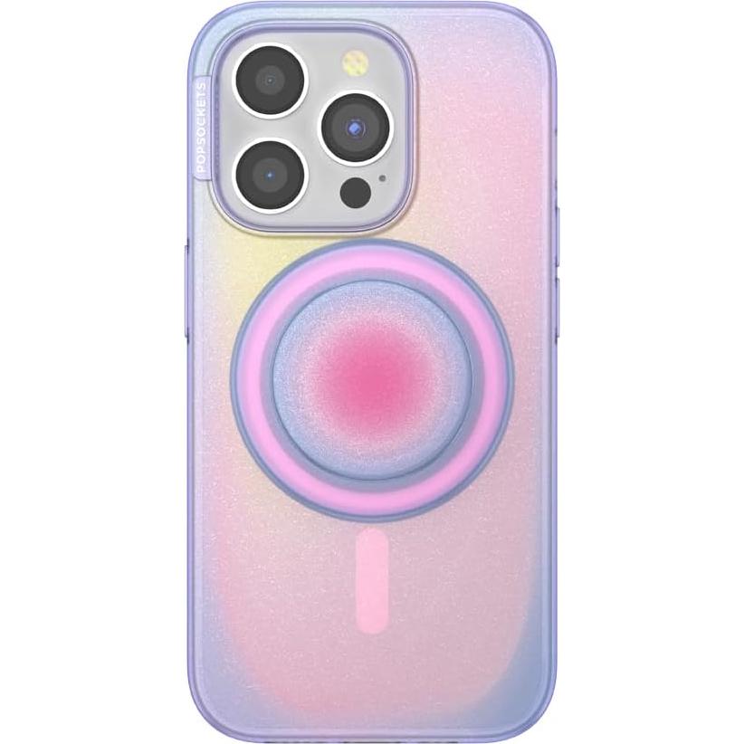 Funda PopSockets Aura para iPhone 15 Pro con MagSafe