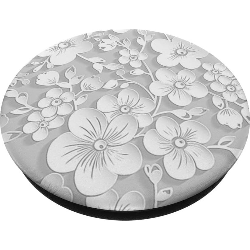 PopSockets Adhesivo PopGrip Floral Blanco 10.9x8.6 cm