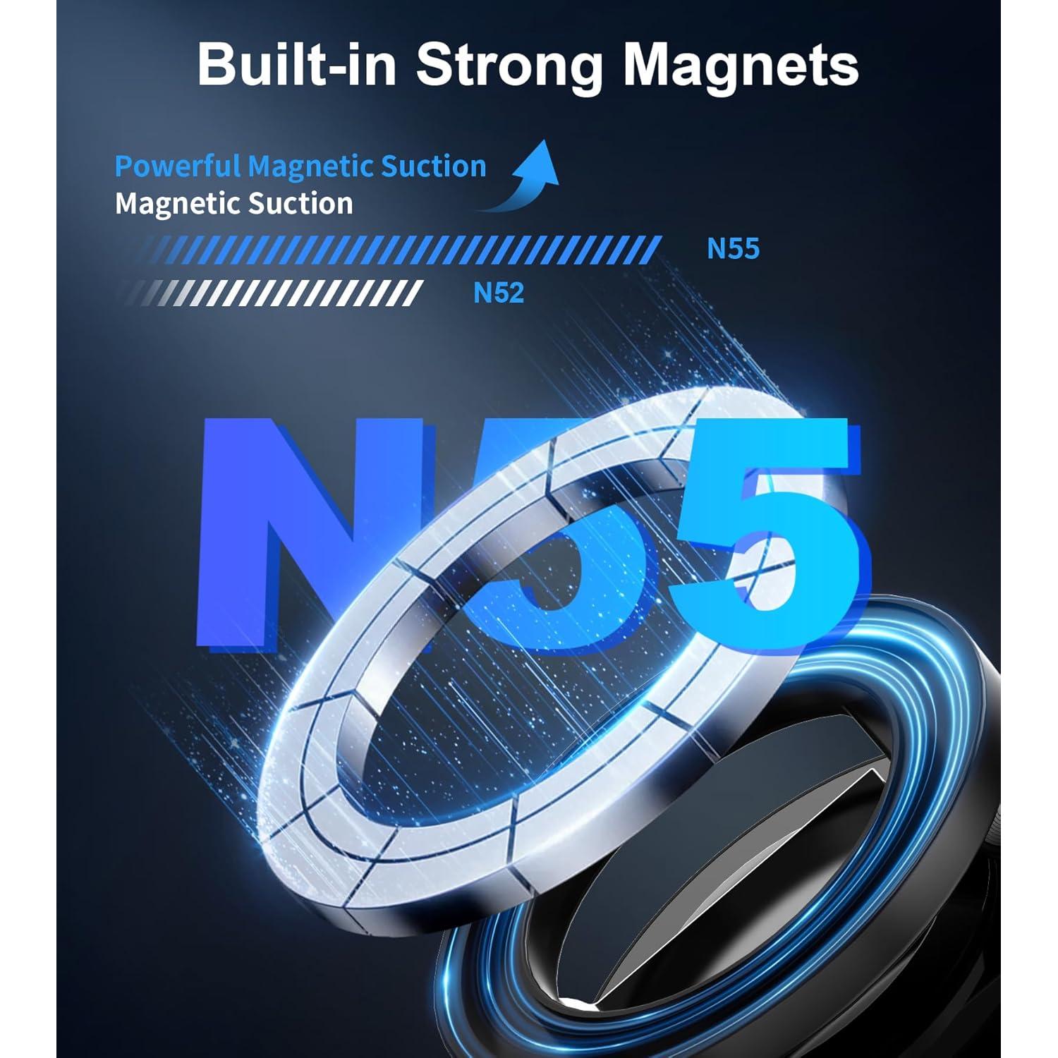 Soporte para Teléfono de Coche Magnético Gahenwo K003 360° Ajustable