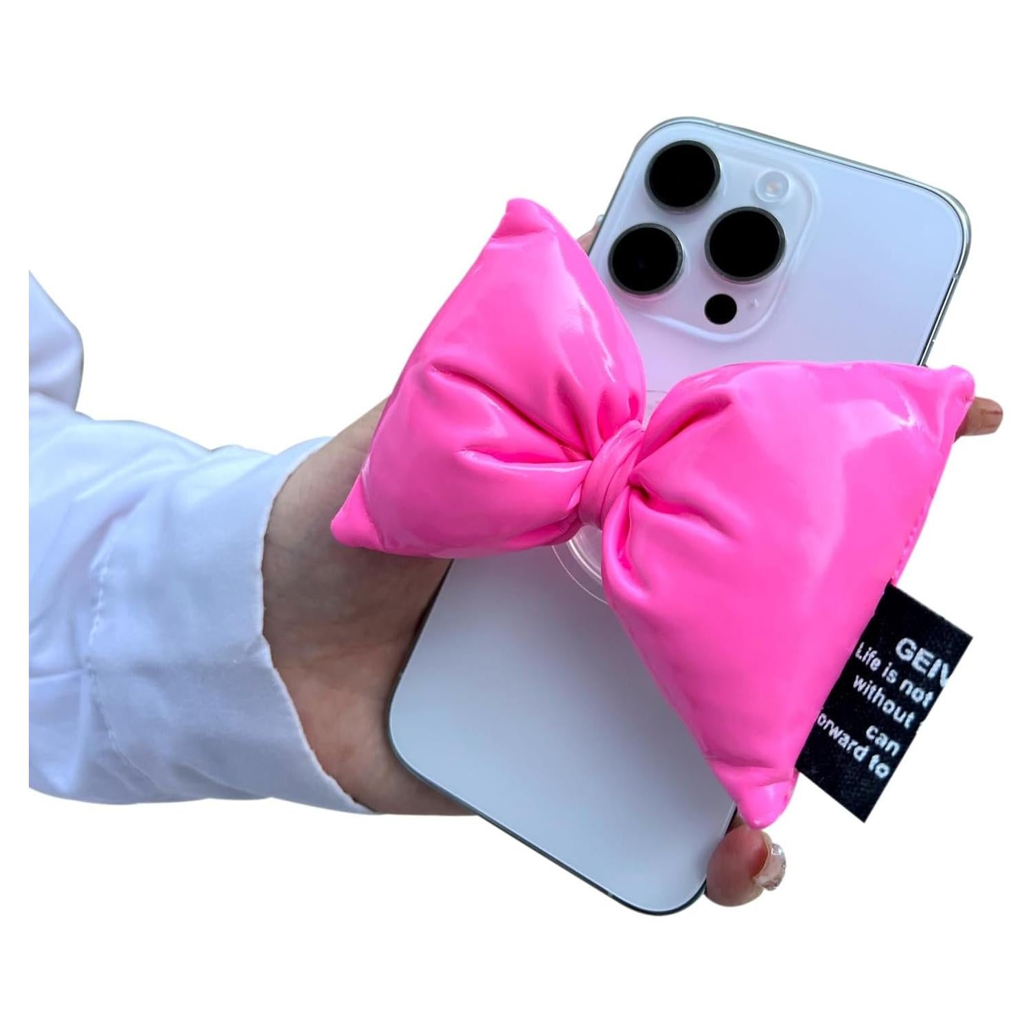 Soporte de teléfono móvil giratorio 360° YOEFJYPT rosa