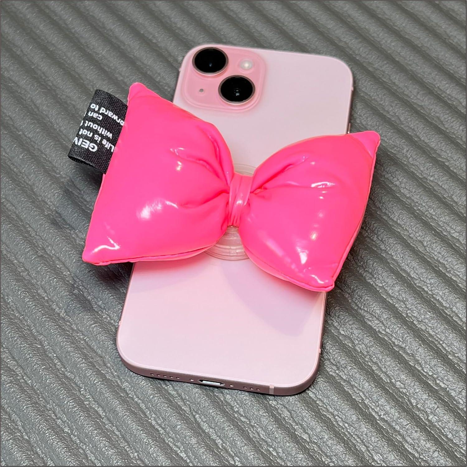 Soporte de teléfono móvil giratorio 360° YOEFJYPT rosa