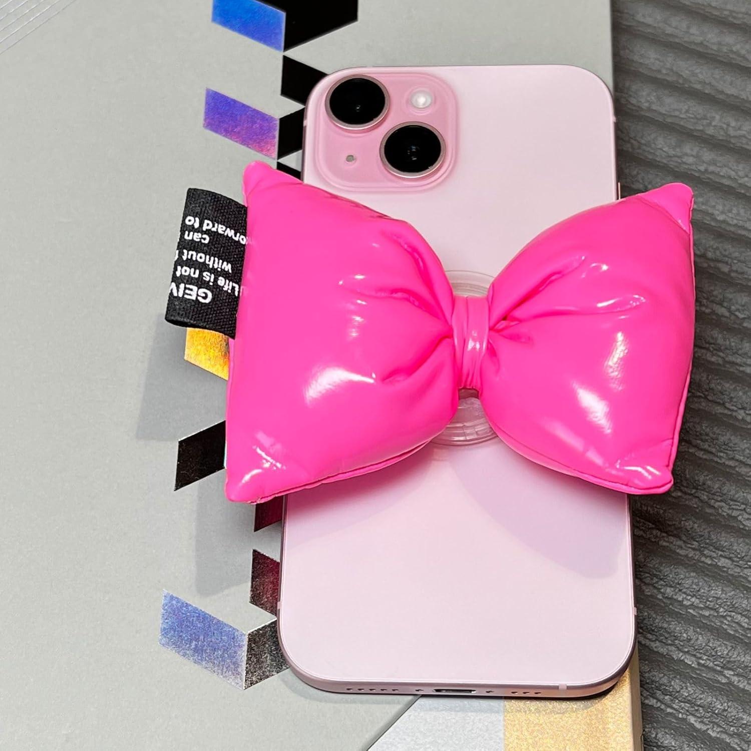 Soporte de teléfono móvil giratorio 360° YOEFJYPT rosa