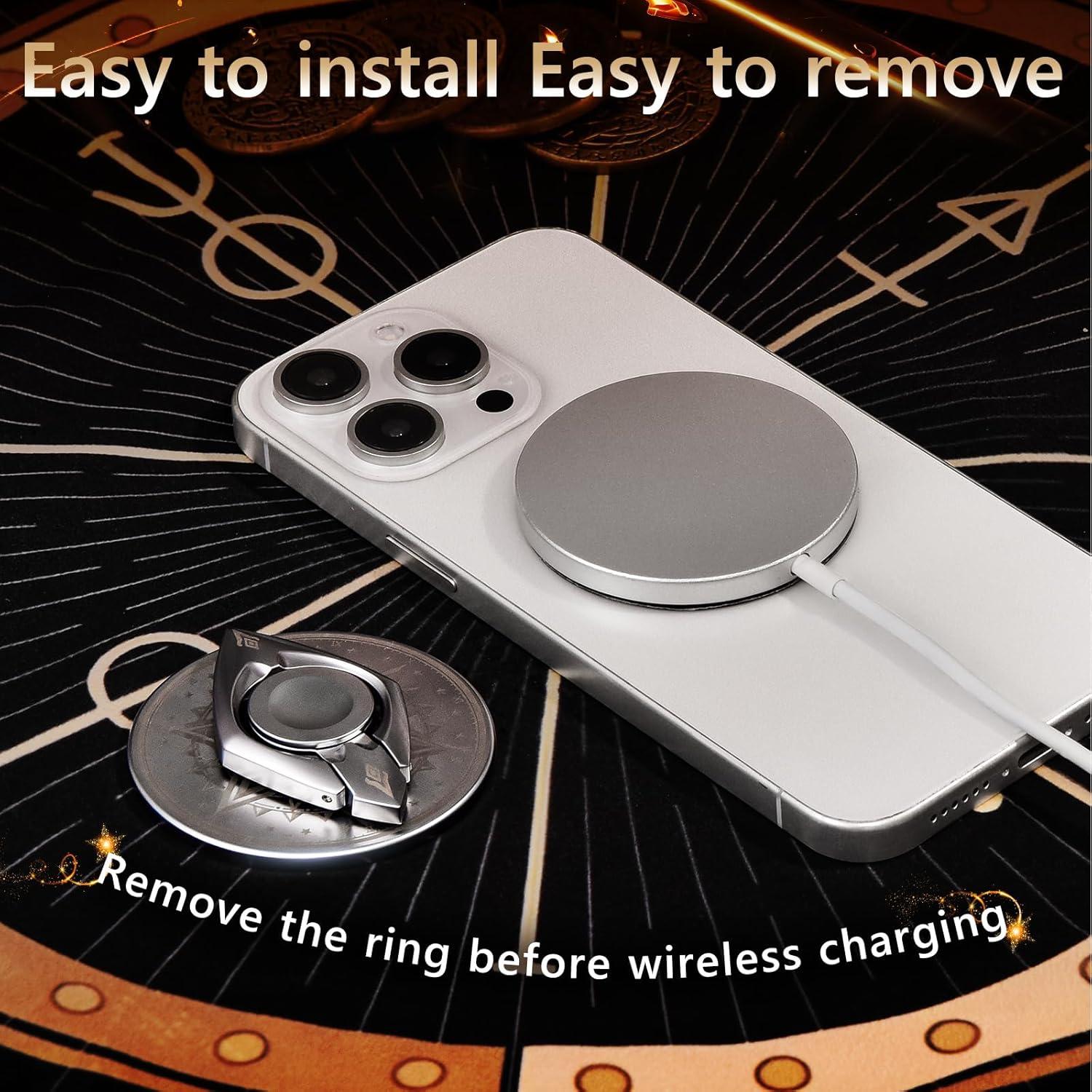 Soporte Magnético para Teléfono OGRANEE, Plata, 360° Ajustable