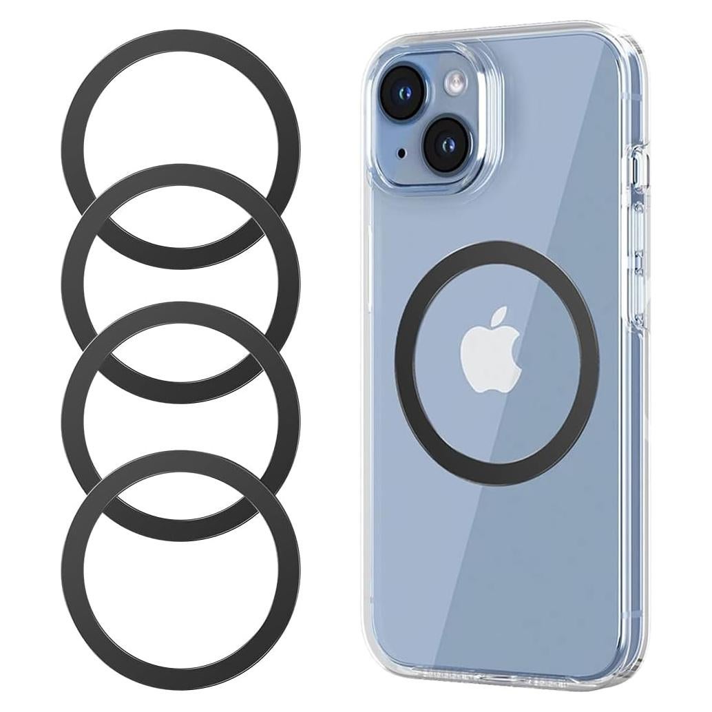 Anillos Magnéticos KALAPOP para MagSafe 4 PCS Ultra Delgado