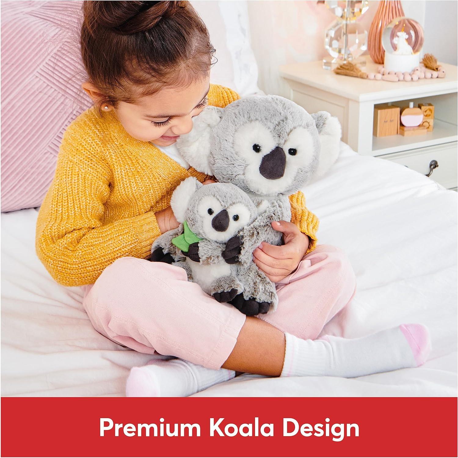 GUND Zozo Oso Koala con Cría 25,4 cm Suave y Abrazable