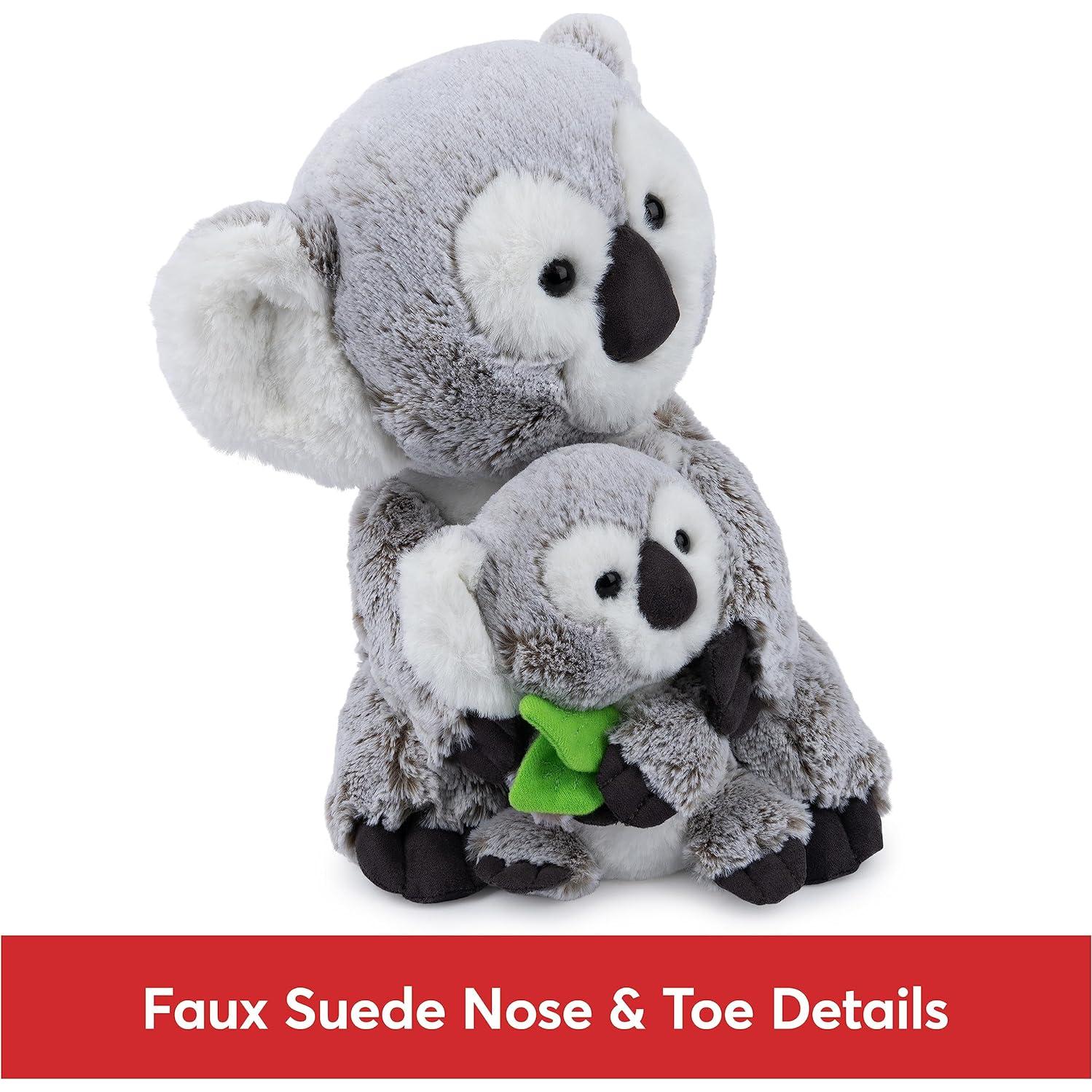 GUND Zozo Oso Koala con Cría 25,4 cm Suave y Abrazable