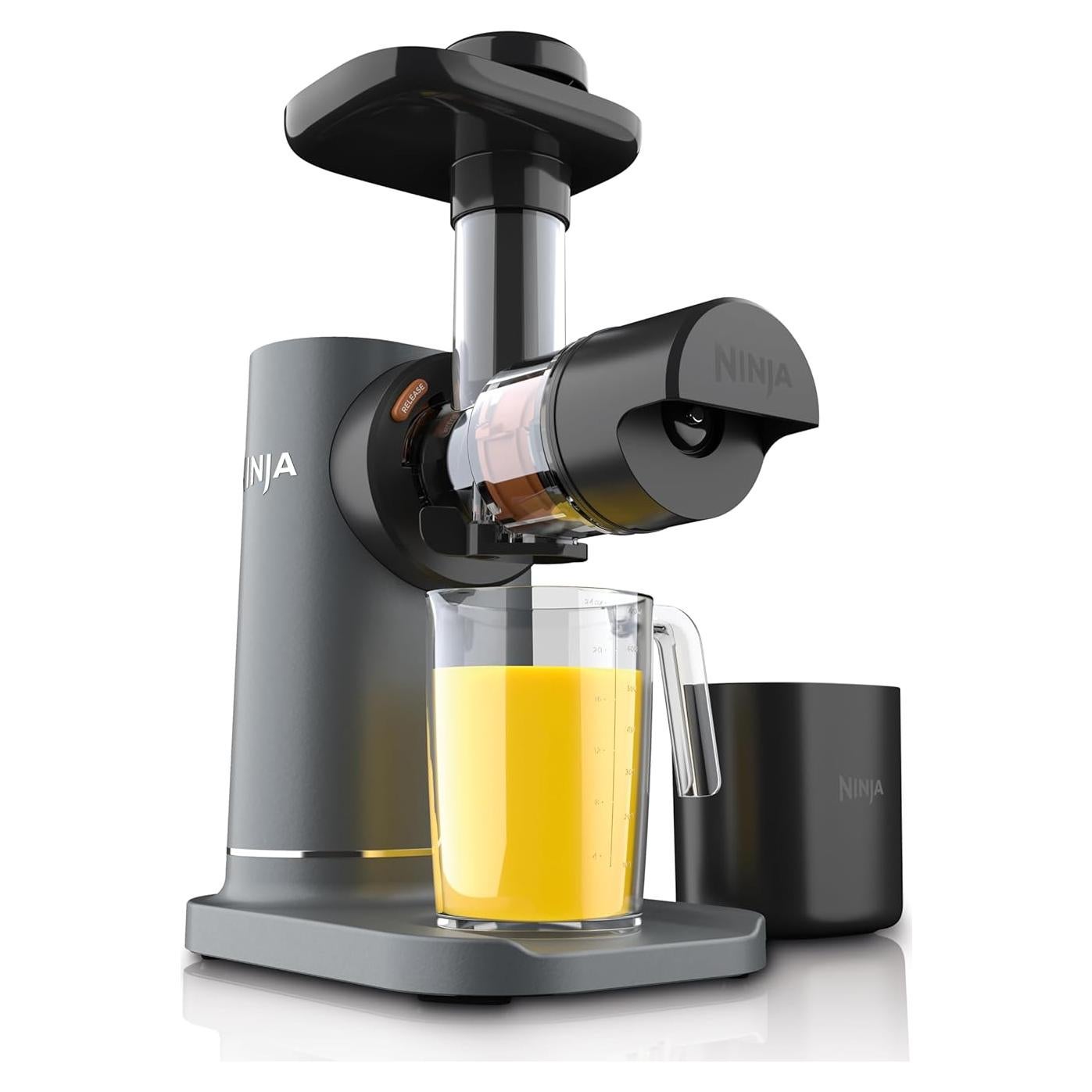 Extractor de Jugo Ninja NeverClog JC151, Prensa Fría, 710 ml